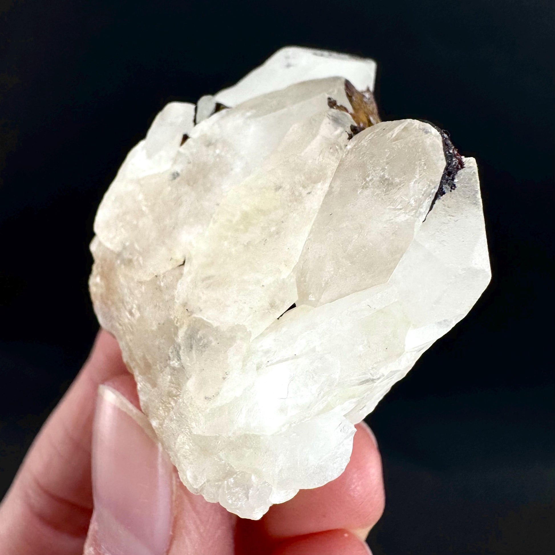 Hollandite Star Quartz | natural spider quartz crystal from Madagascar
