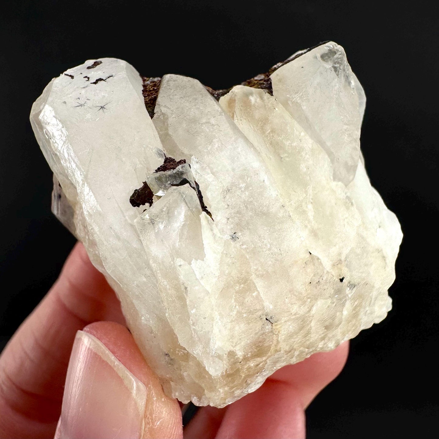 Hollandite Star Quartz | natural spider quartz crystal from Madagascar