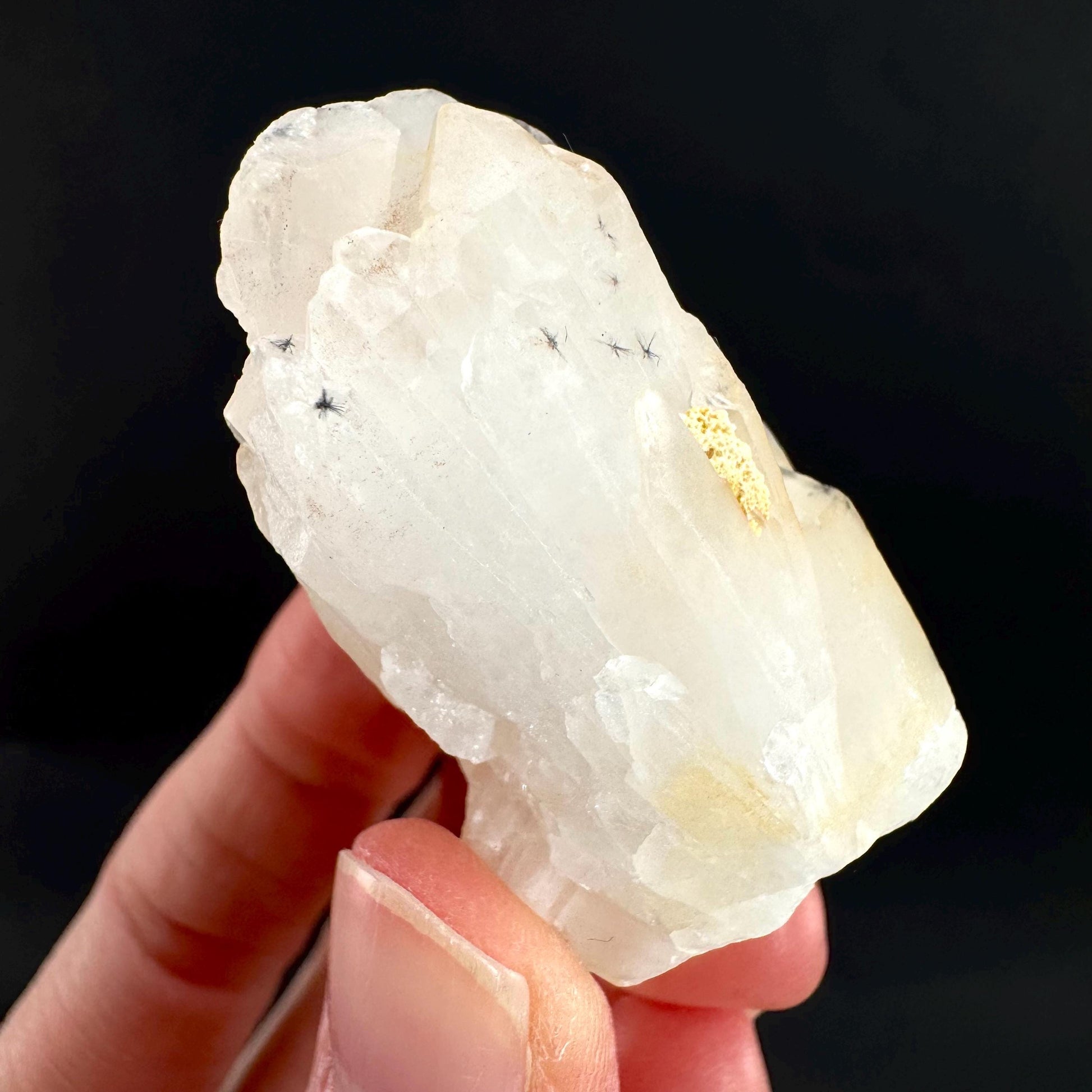 Hollandite Star Quartz | natural spider quartz crystal from Madagascar