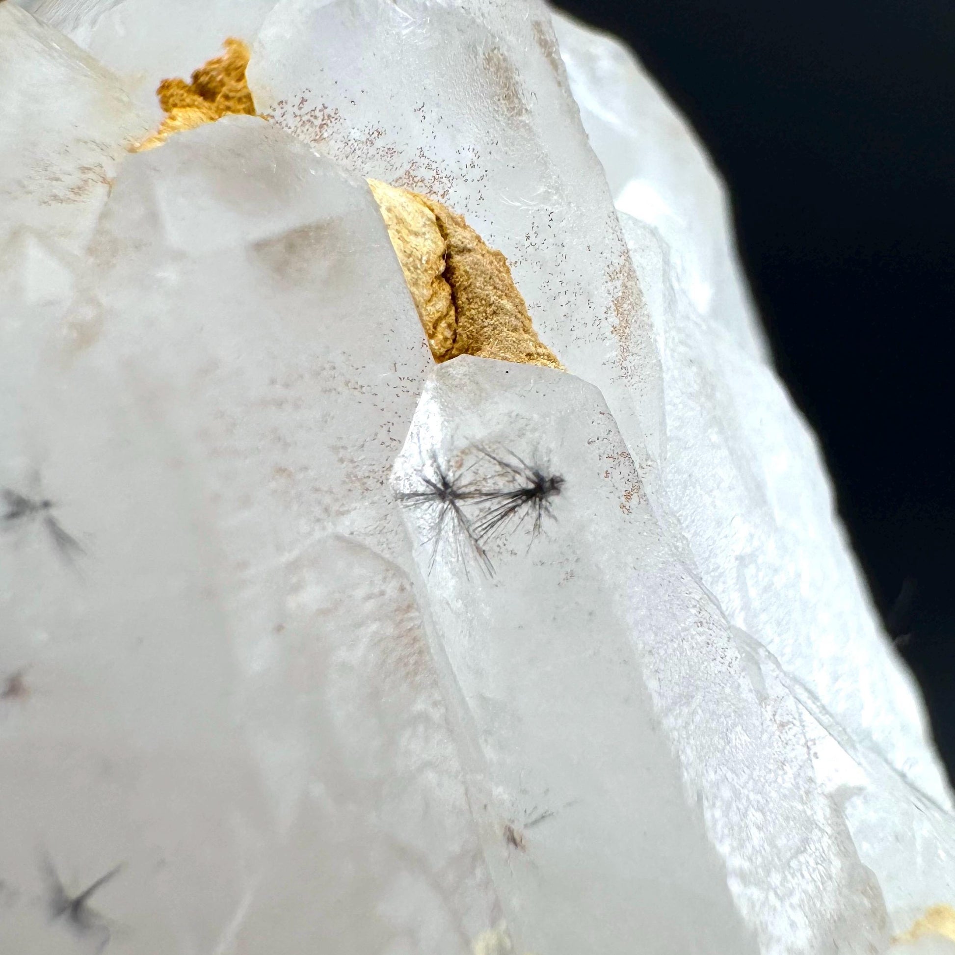 Hollandite Star Quartz | natural spider quartz crystal from Madagascar