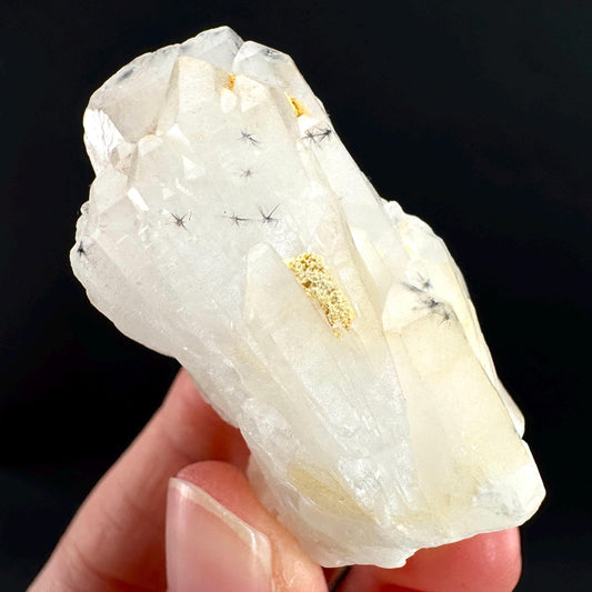 Hollandite Star Quartz | natural spider quartz crystal from Madagascar