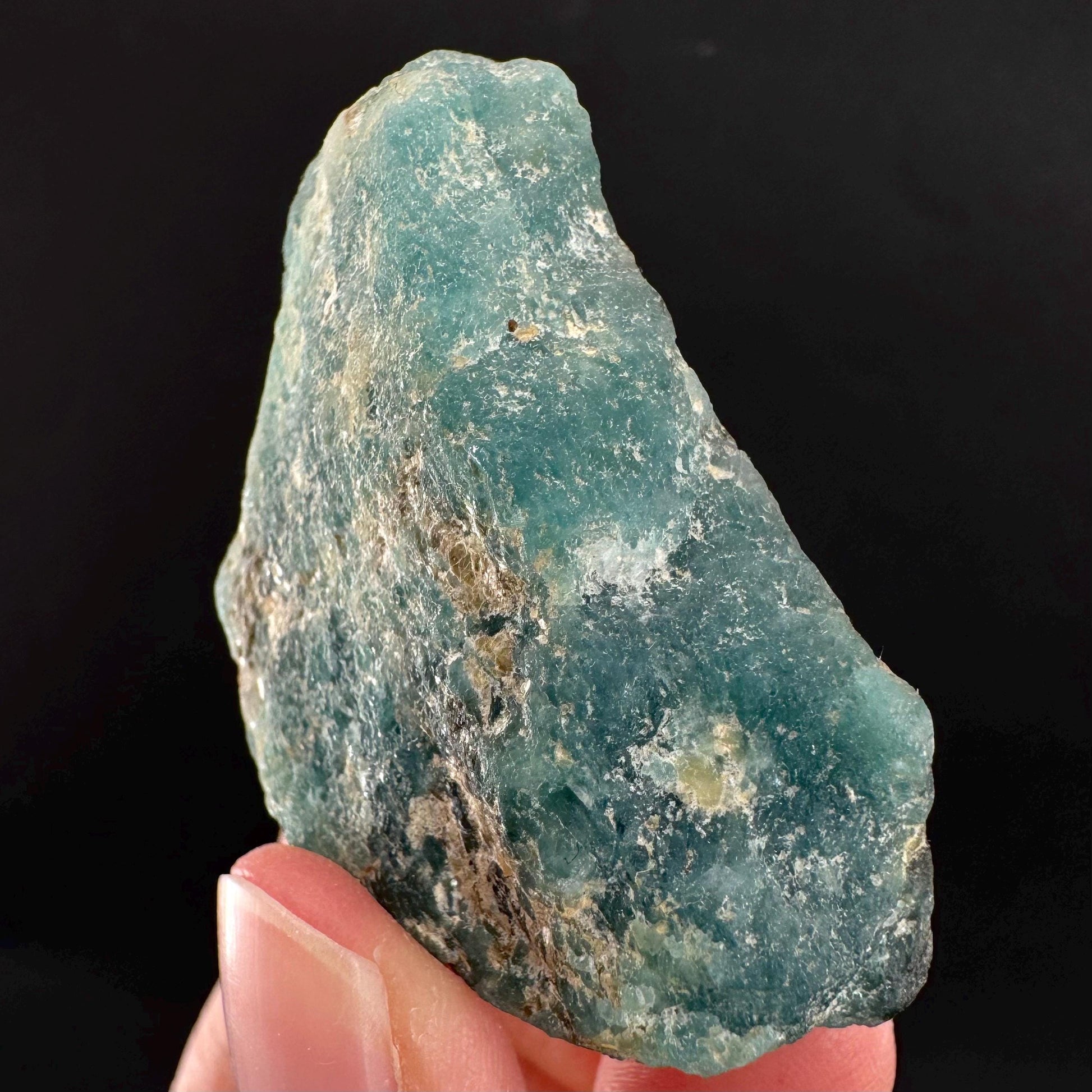 Grandidierite | blue crystal, rare mineral specimen from Madagascar
