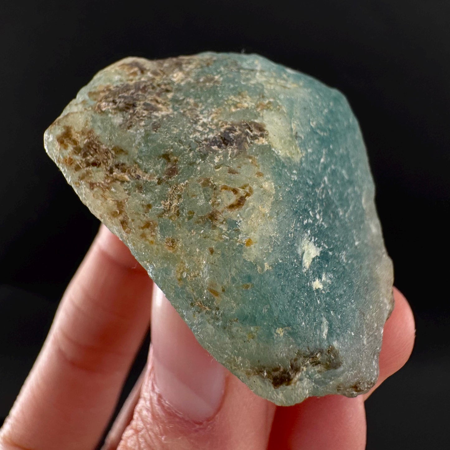 Grandidierite | blue crystal, rare mineral specimen from Madagascar