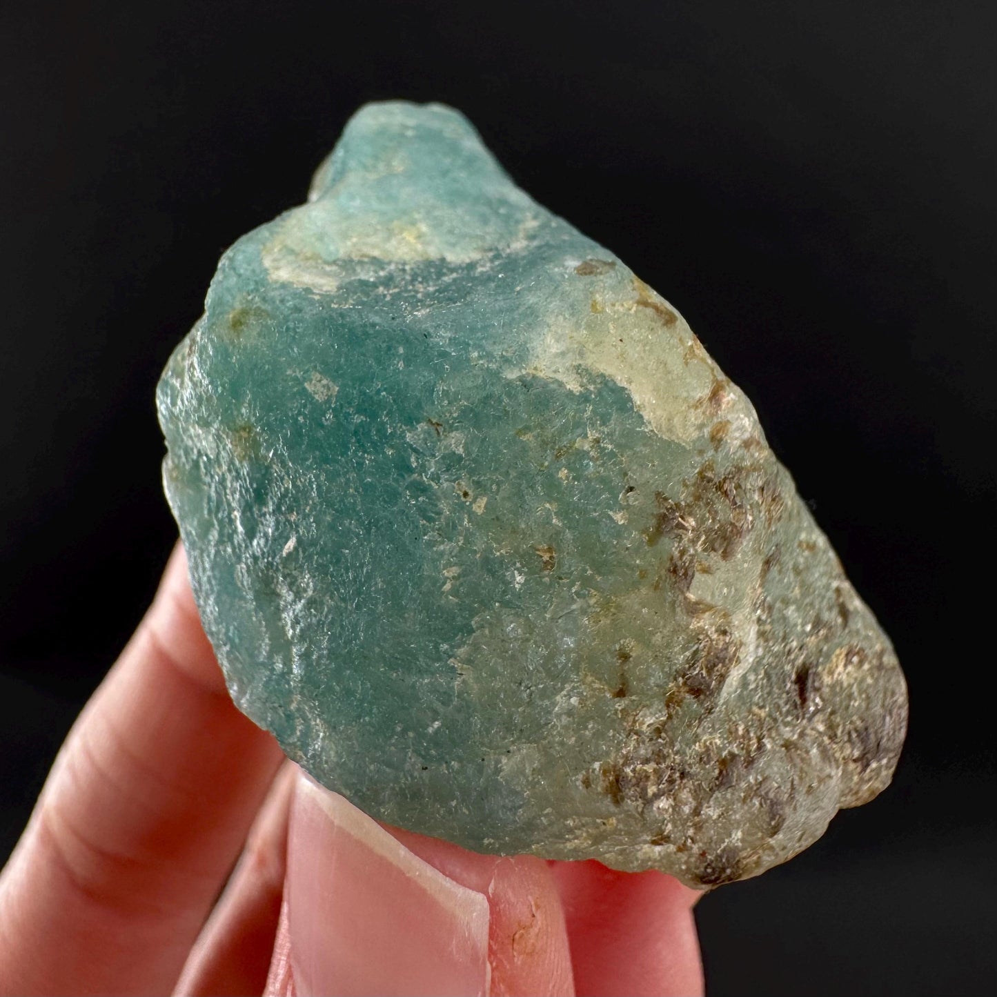 Grandidierite | blue crystal, rare mineral specimen from Madagascar