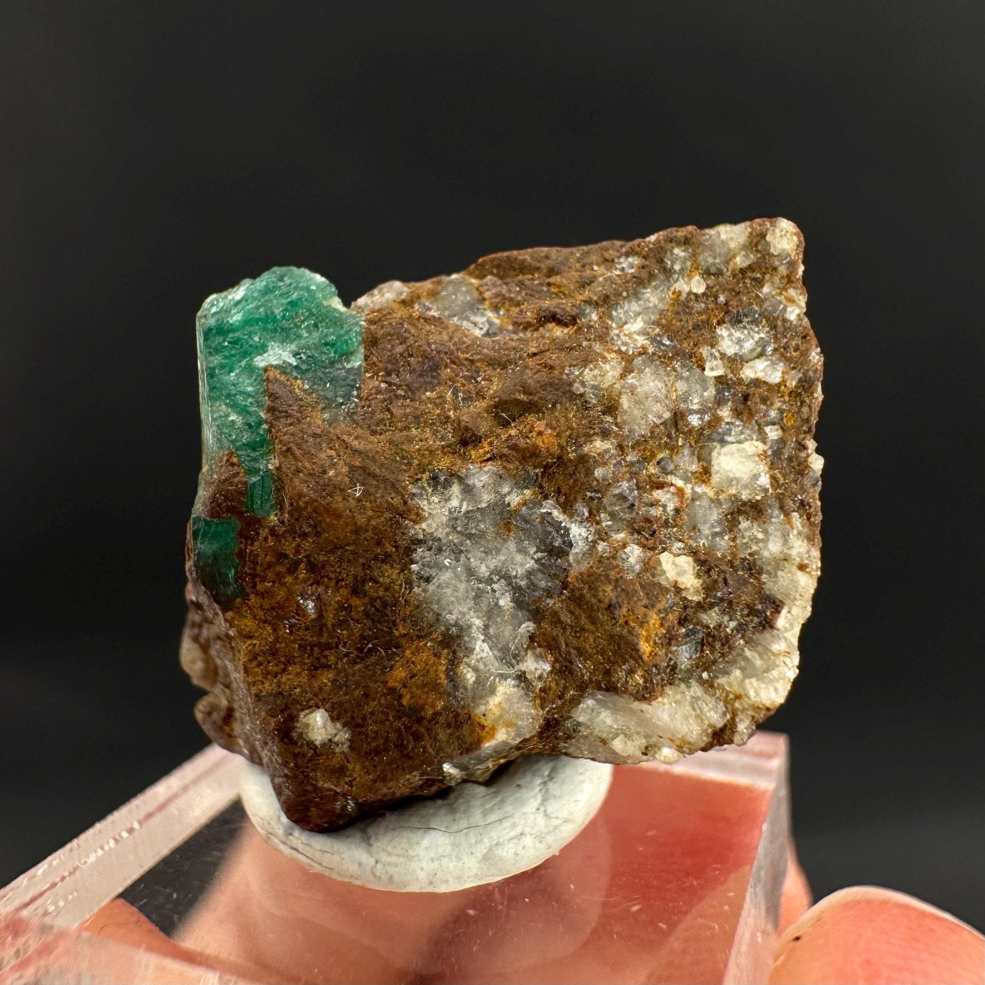 Emerald on Matrix | natural green crystal, mineral specimen from Pakistan