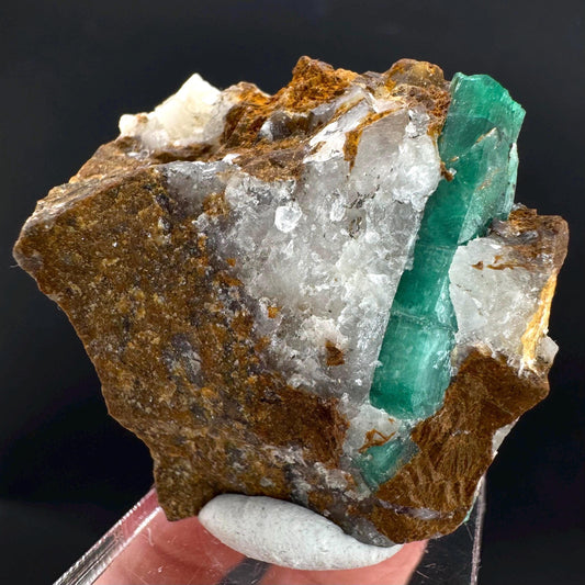 Emerald on Matrix | natural green crystal, mineral specimen from Pakistan