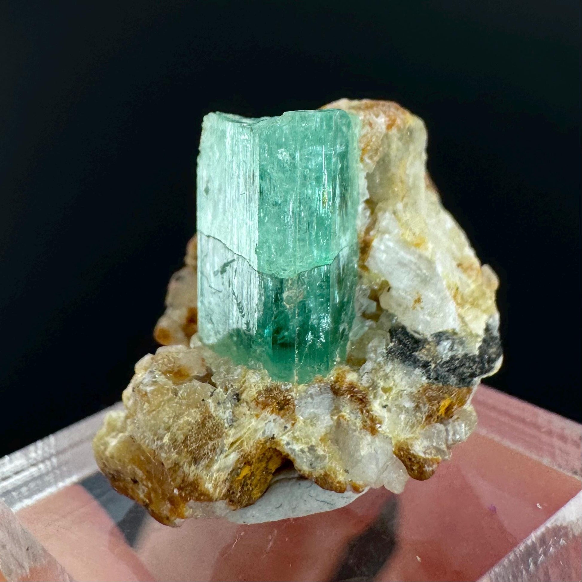 Emerald on Matrix | natural green crystal, mineral specimen from Pakistan