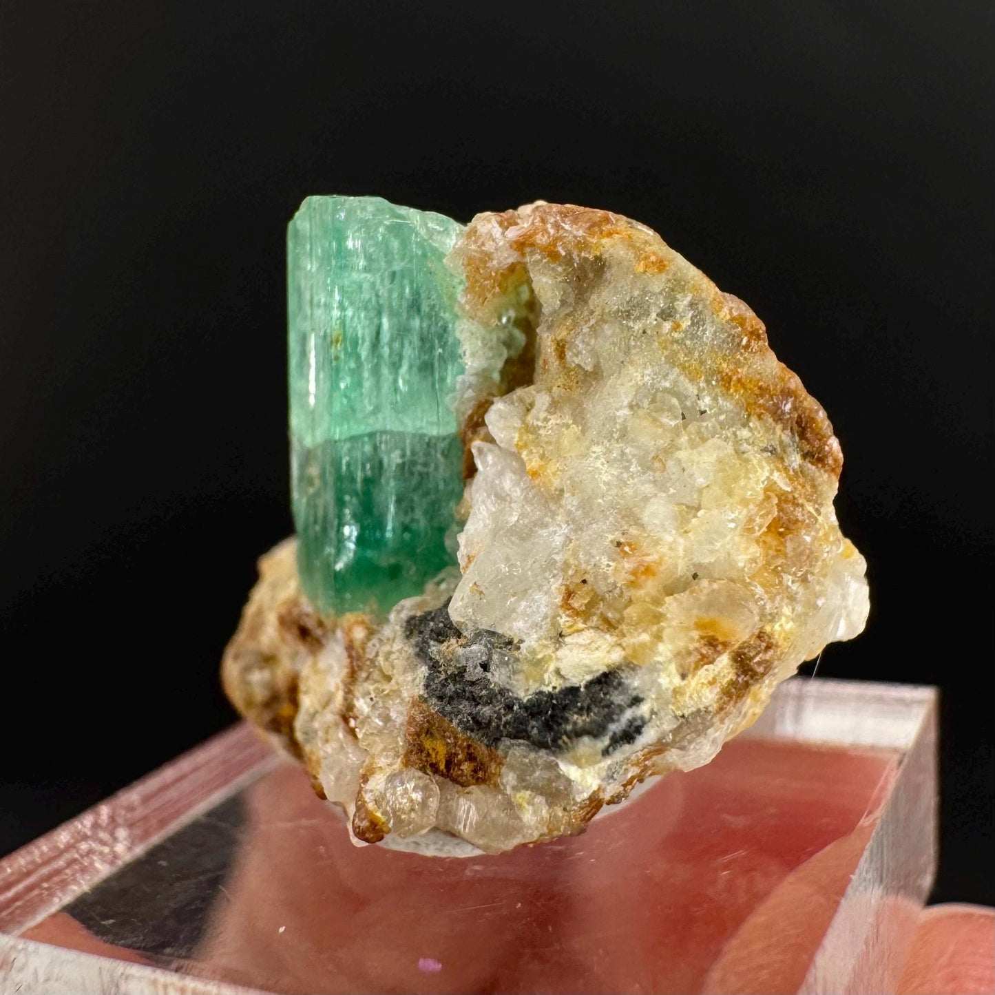 Emerald on Matrix | natural green crystal, mineral specimen from Pakistan