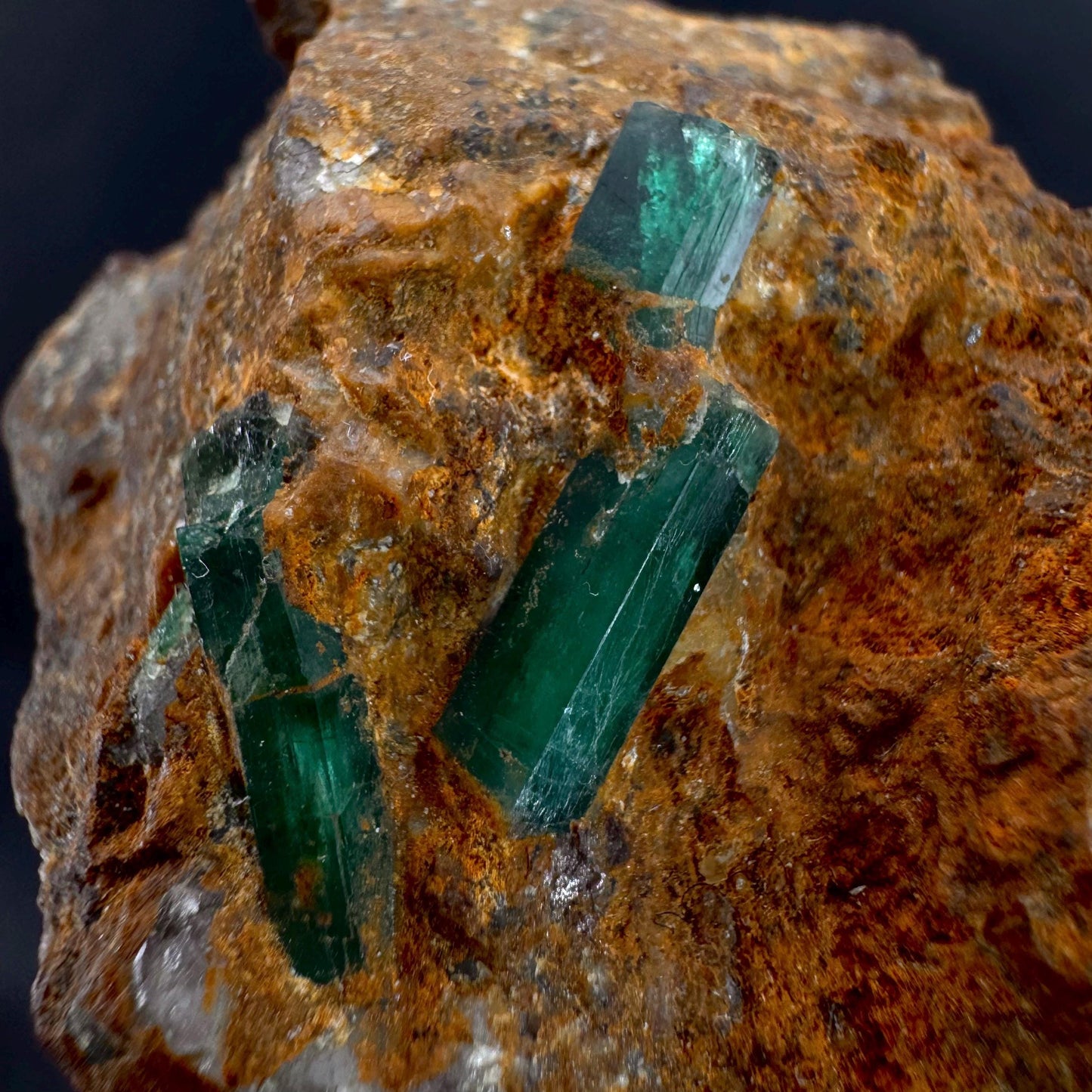 Emerald on Matrix | natural green crystal, mineral specimen from Pakistan