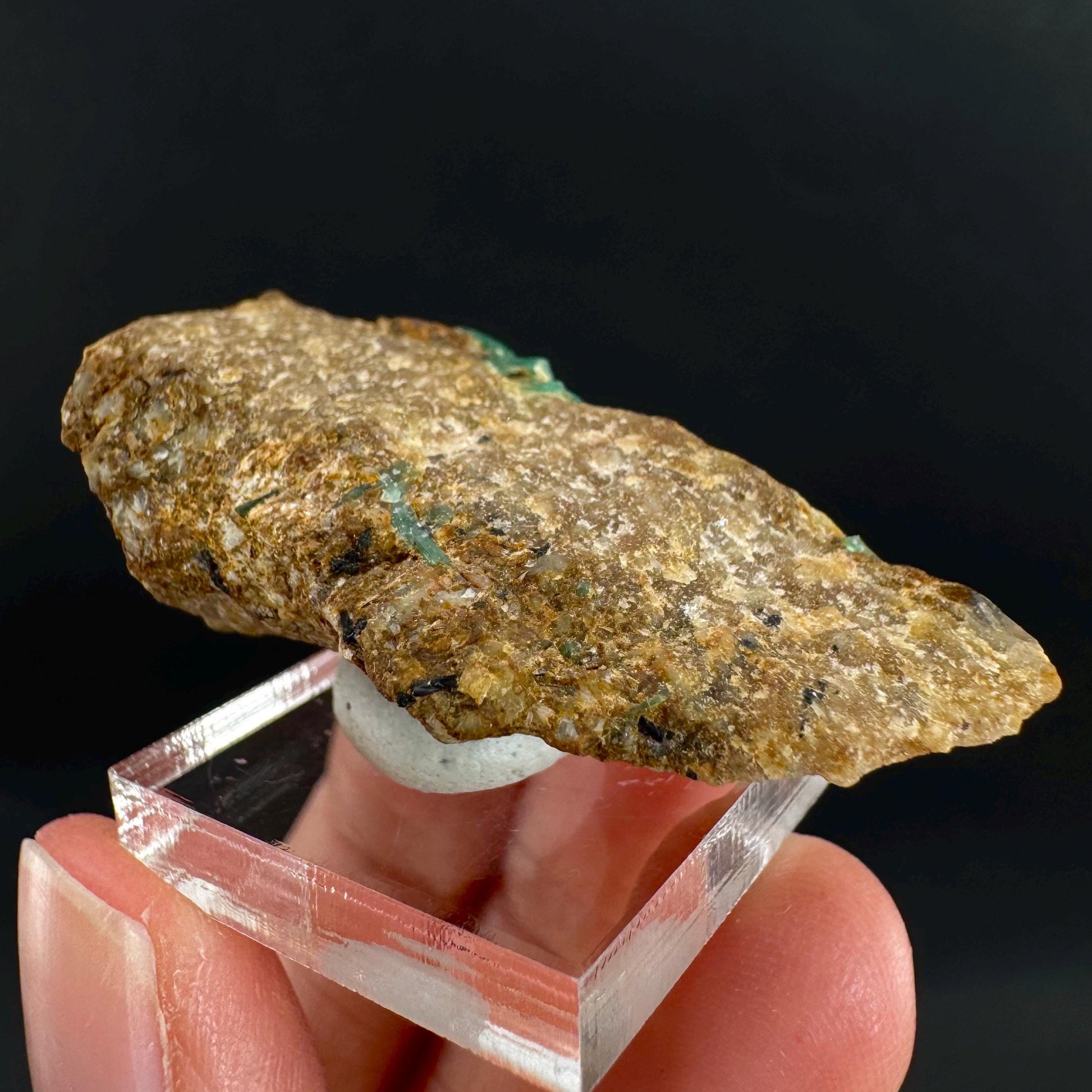 Emerald on Matrix | natural green crystal, mineral specimen from Pakistan
