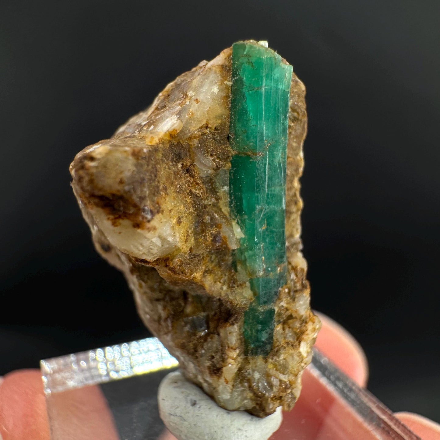 Emerald on Matrix | natural green crystal, mineral specimen from Pakistan