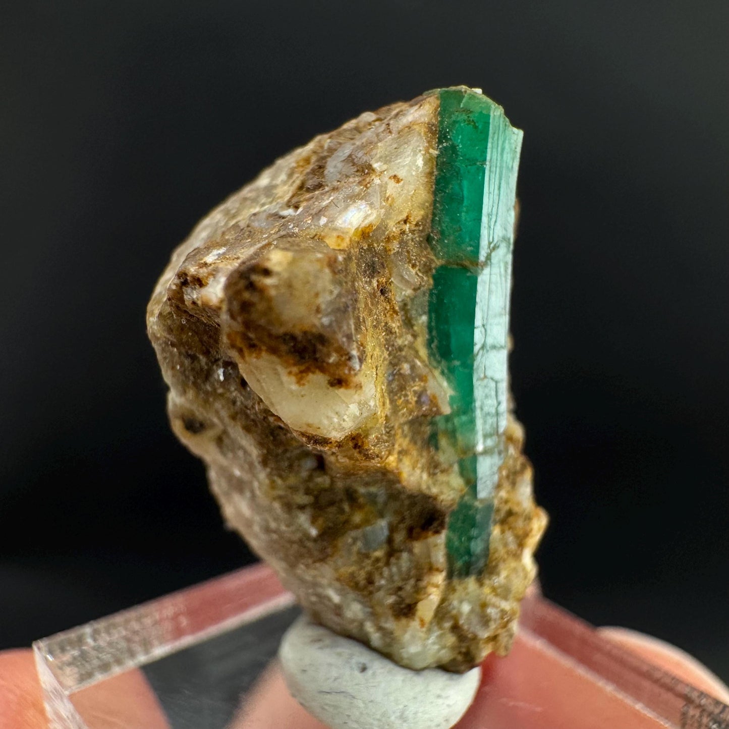 Emerald on Matrix | natural green crystal, mineral specimen from Pakistan