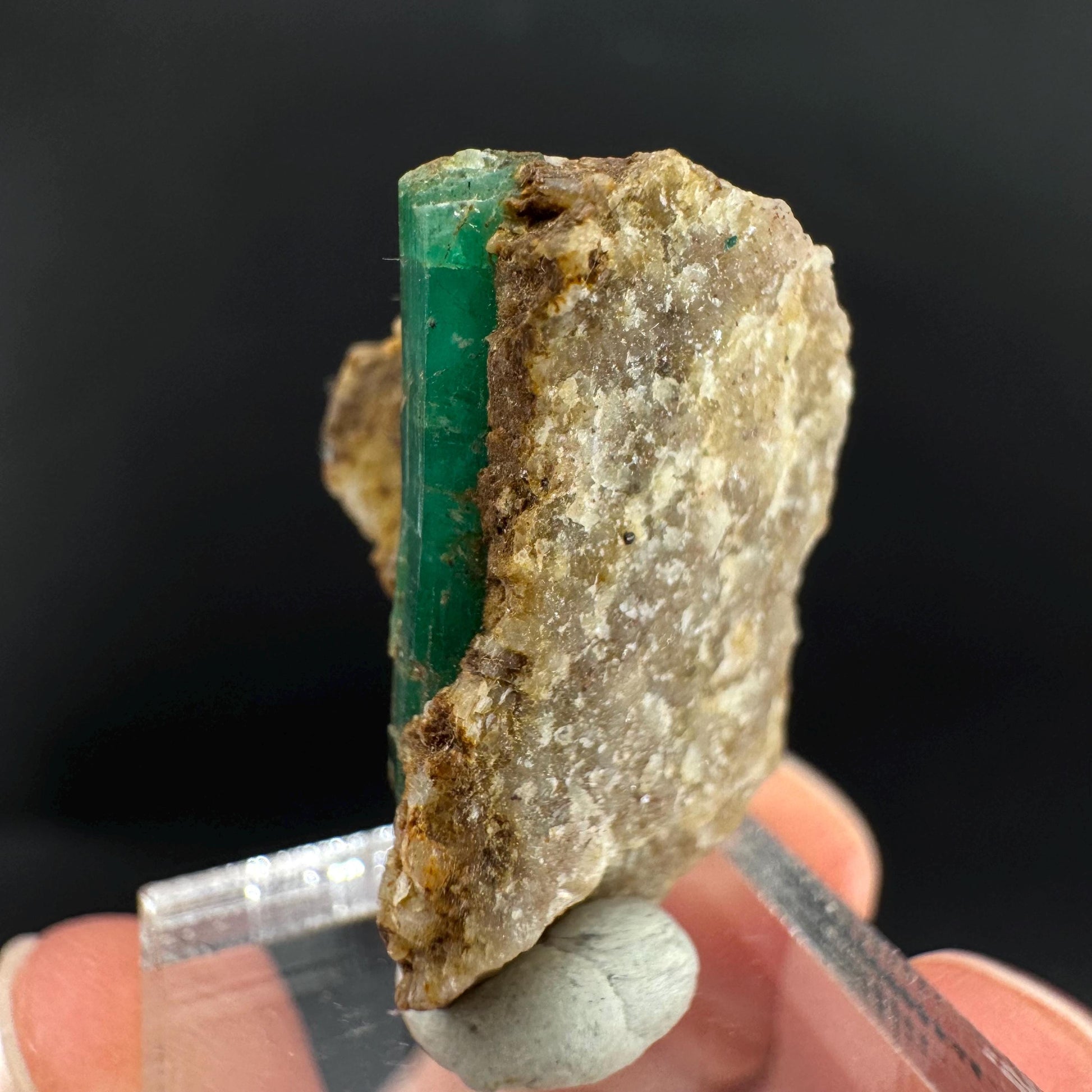 Emerald on Matrix | natural green crystal, mineral specimen from Pakistan