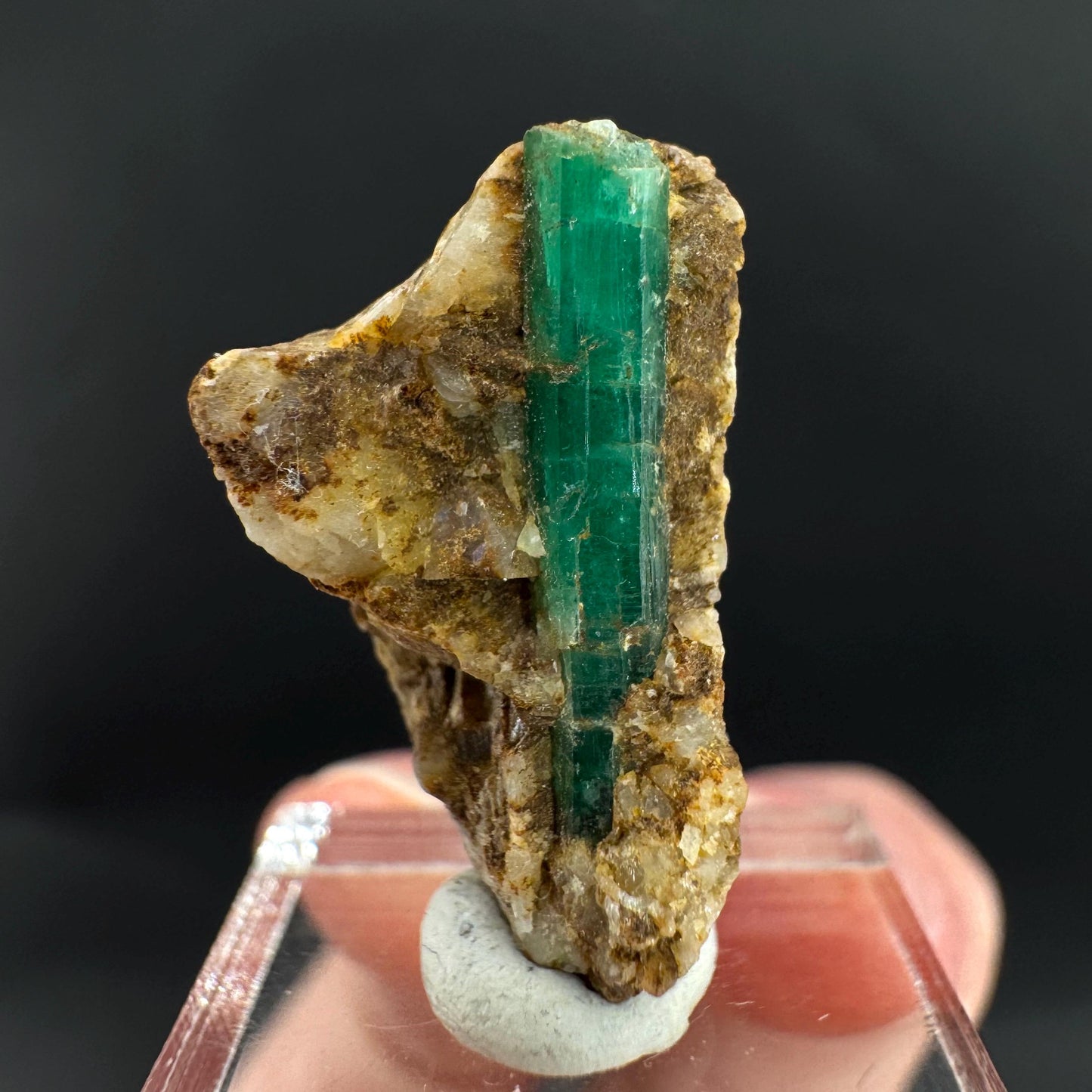 Emerald on Matrix | natural green crystal, mineral specimen from Pakistan