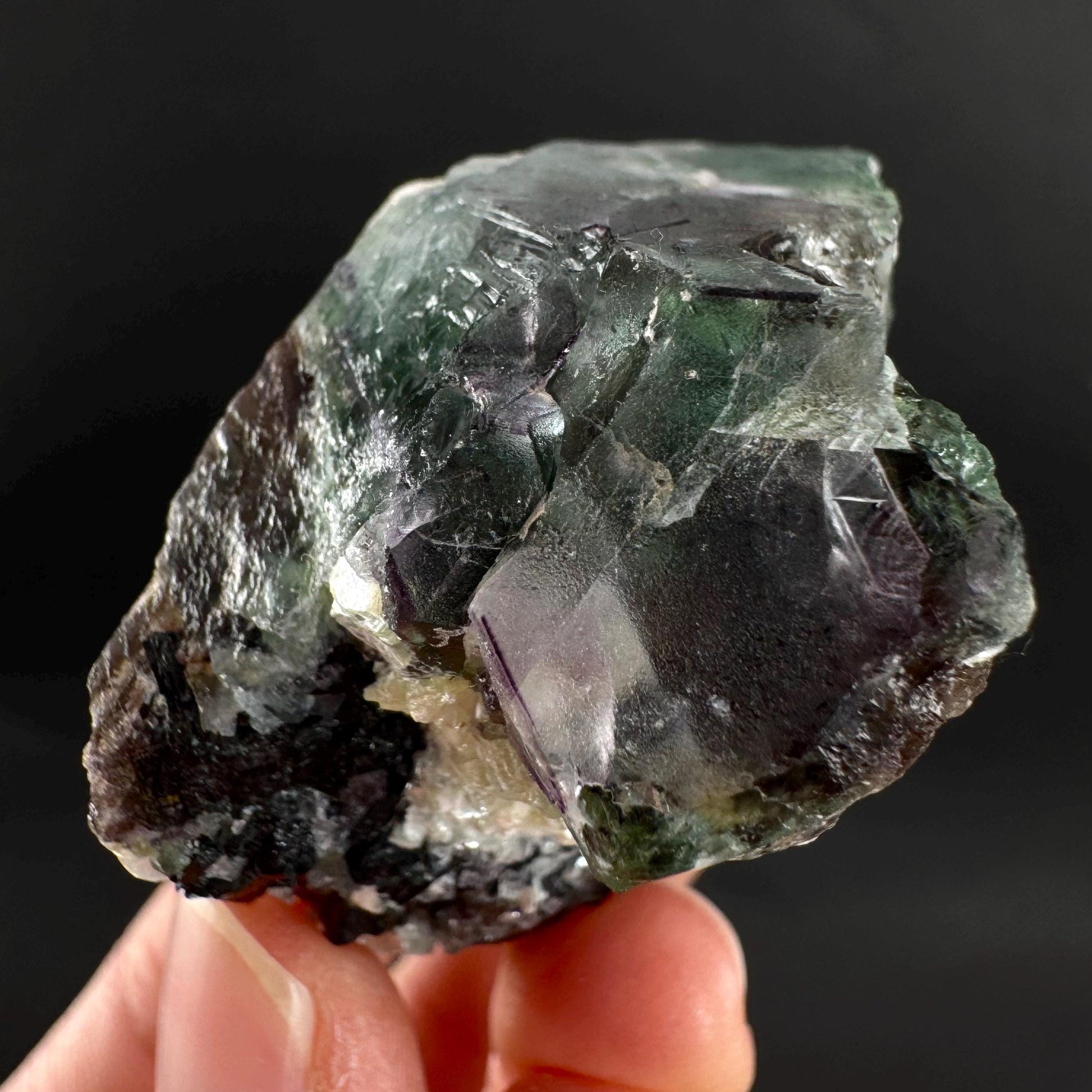 Fluorite | green crystal, mineral specimen from Erongo, Namibia