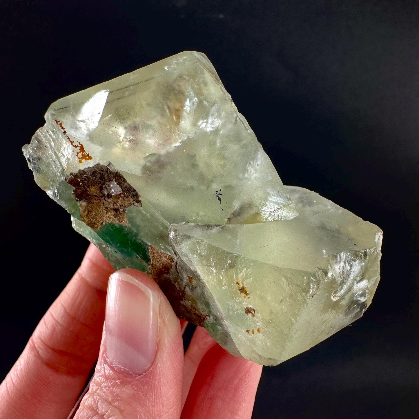 Fluorite | green crystal, mineral specimen from Erongo, Namibia