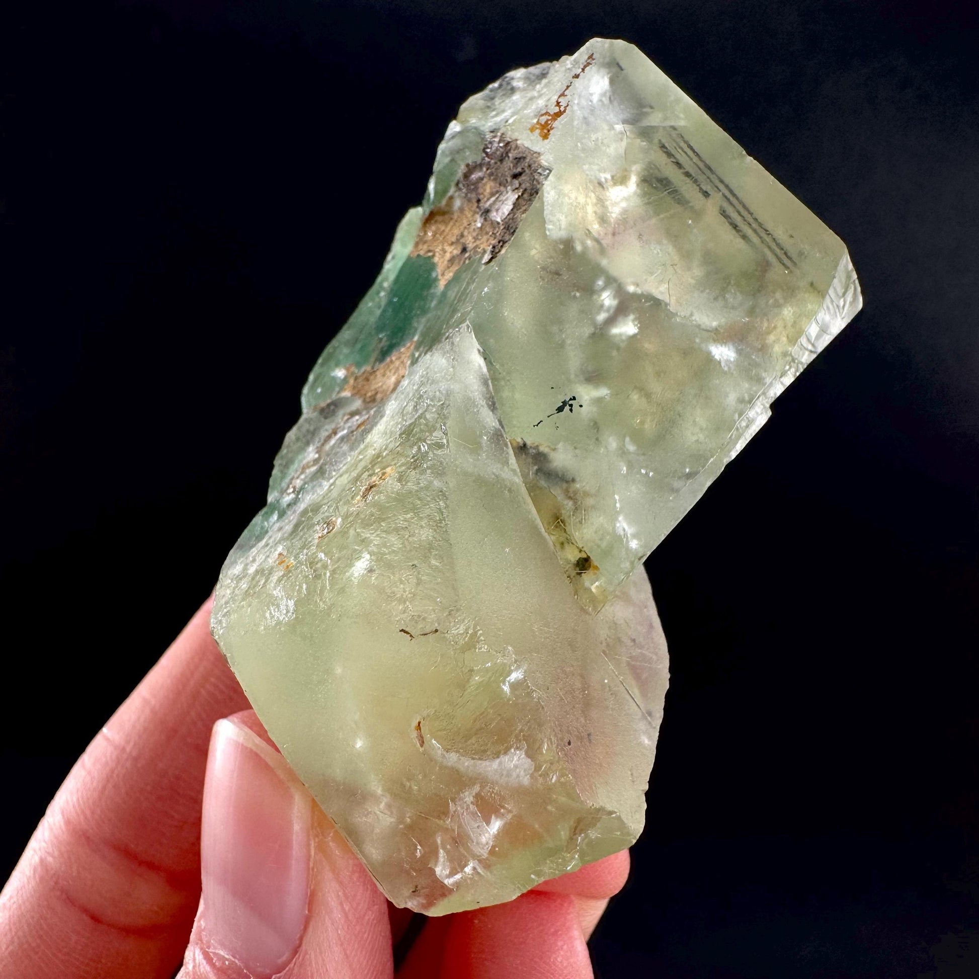Fluorite | green crystal, mineral specimen from Erongo, Namibia