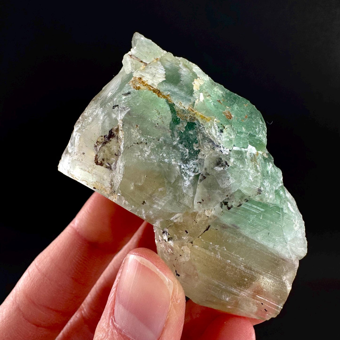 Fluorite | green crystal, mineral specimen from Erongo, Namibia