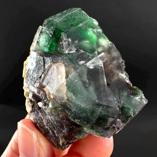 Fluorite | green crystal, mineral specimen from Erongo, Namibia