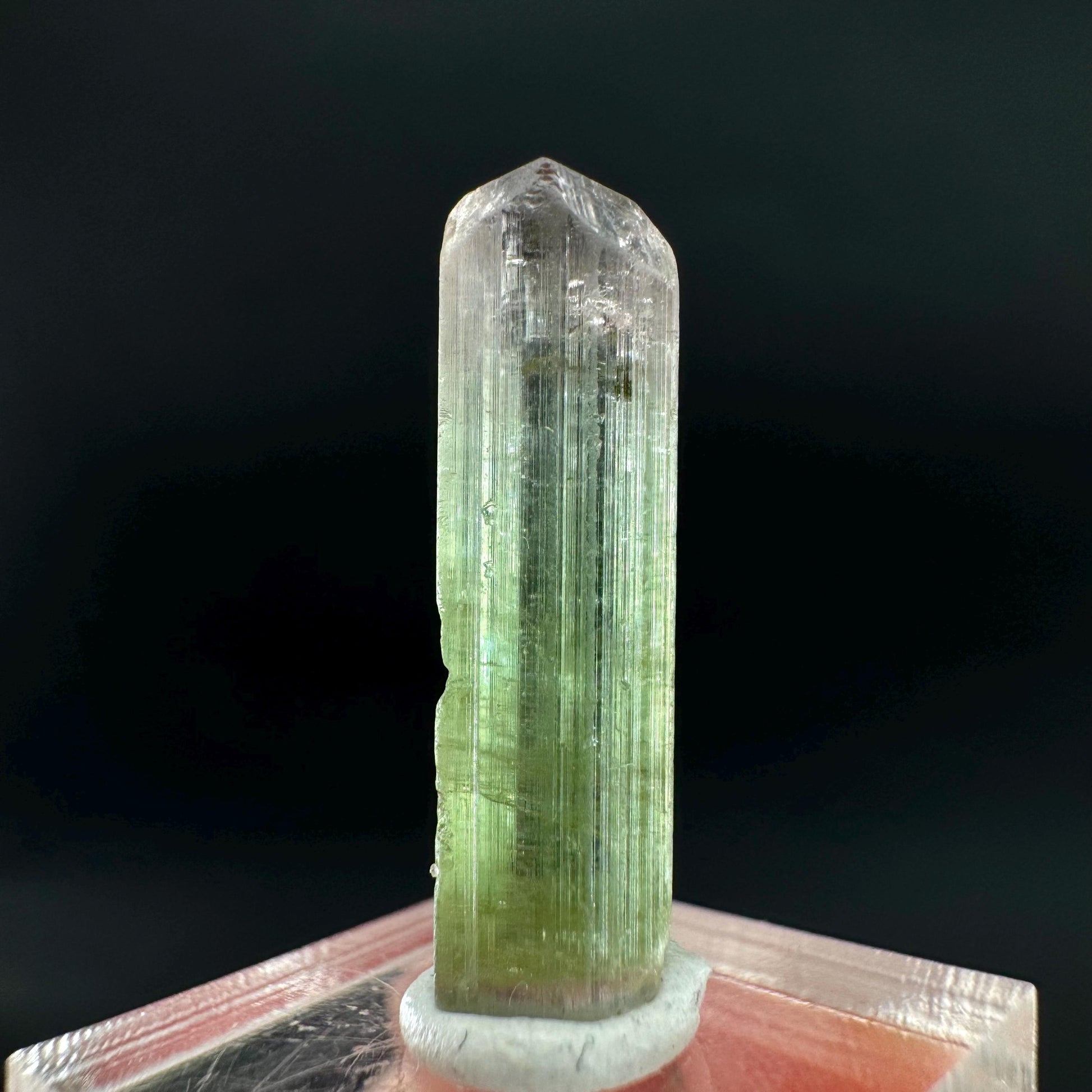 Watermelon Tourmaline | Green & Pink Bi-Color Elbaite Crystal, mineral specimen from Paprok