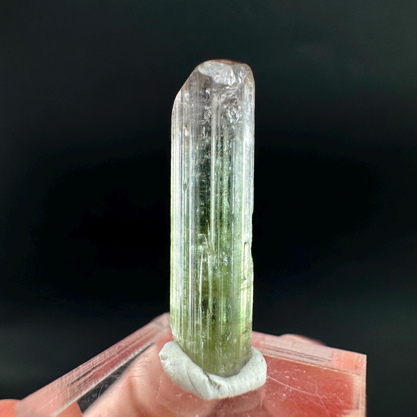 Watermelon Tourmaline | Green & Pink Bi-Color Elbaite Crystal, mineral specimen from Paprok