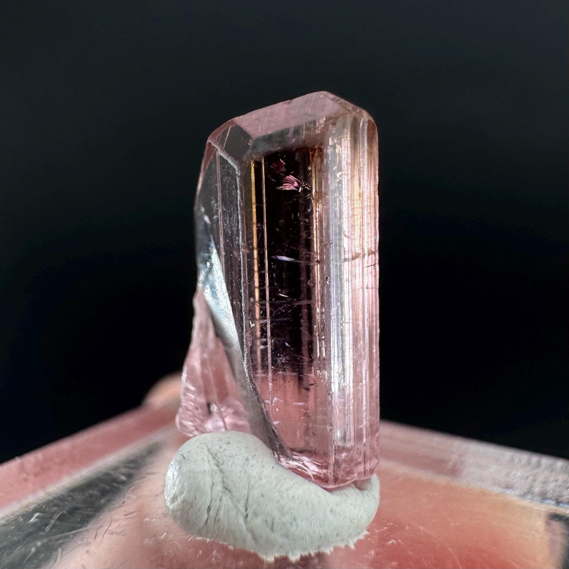 Elbaite Tourmaline | Pink Crystal, mineral specimen from Paprok