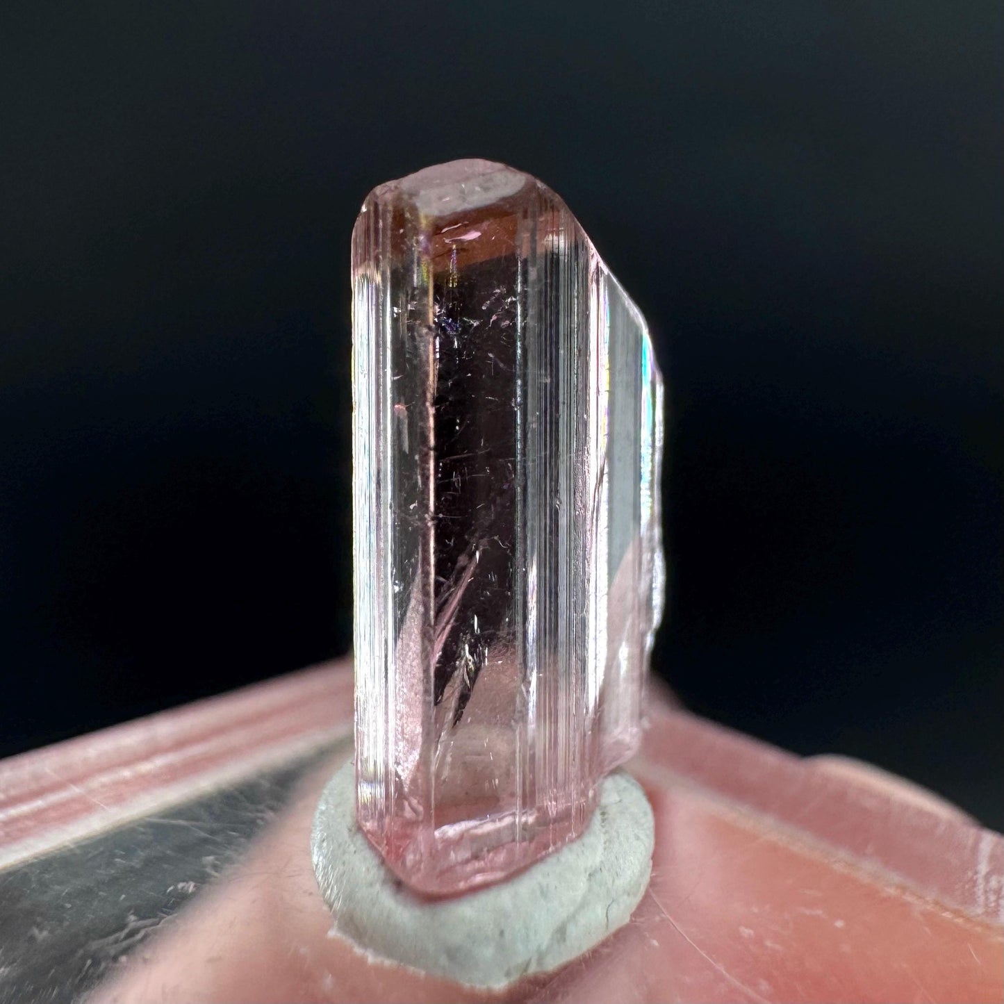 Elbaite Tourmaline | Pink Crystal, mineral specimen from Paprok