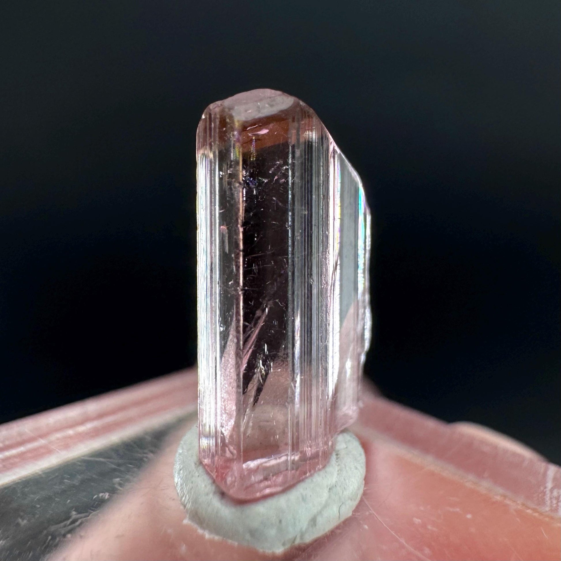 Elbaite Tourmaline | Pink Crystal, mineral specimen from Paprok