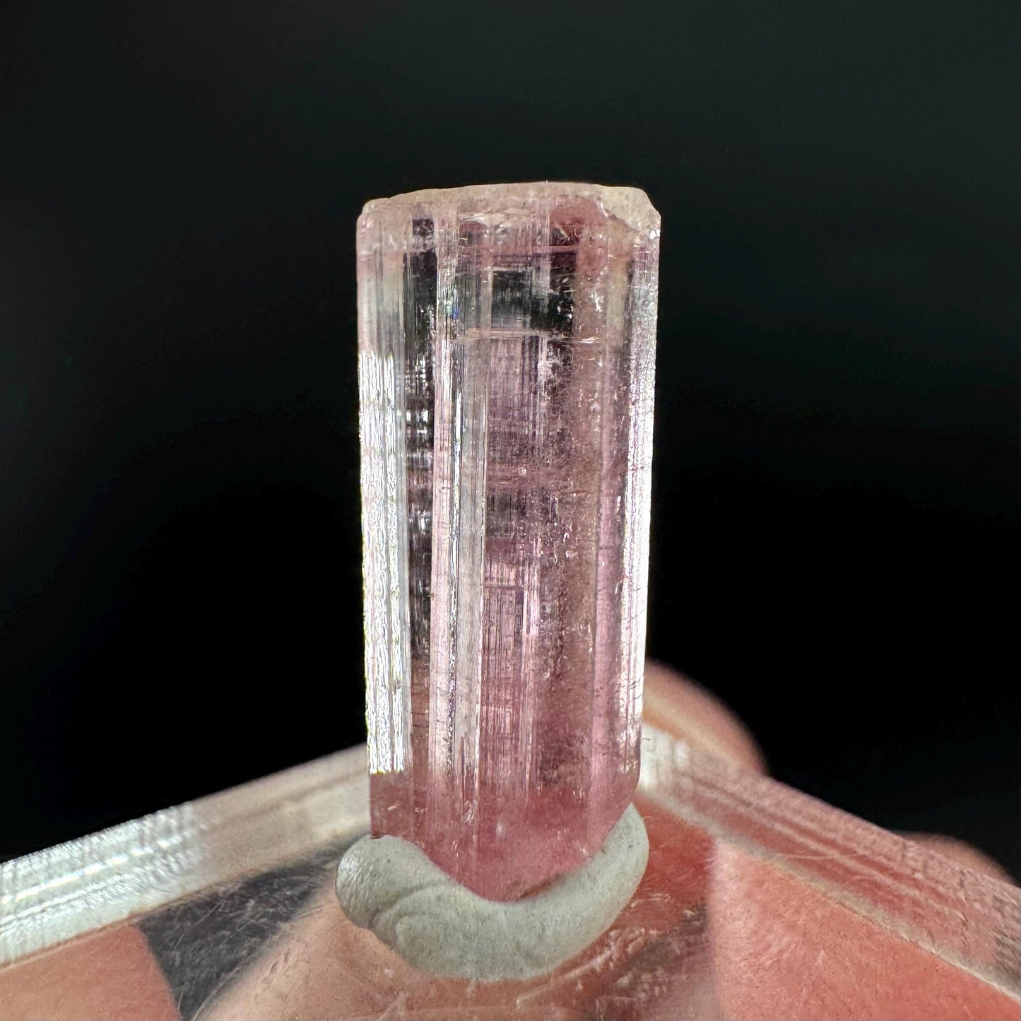 Elbaite Tourmaline | Pink Crystal, mineral specimen from Paprok