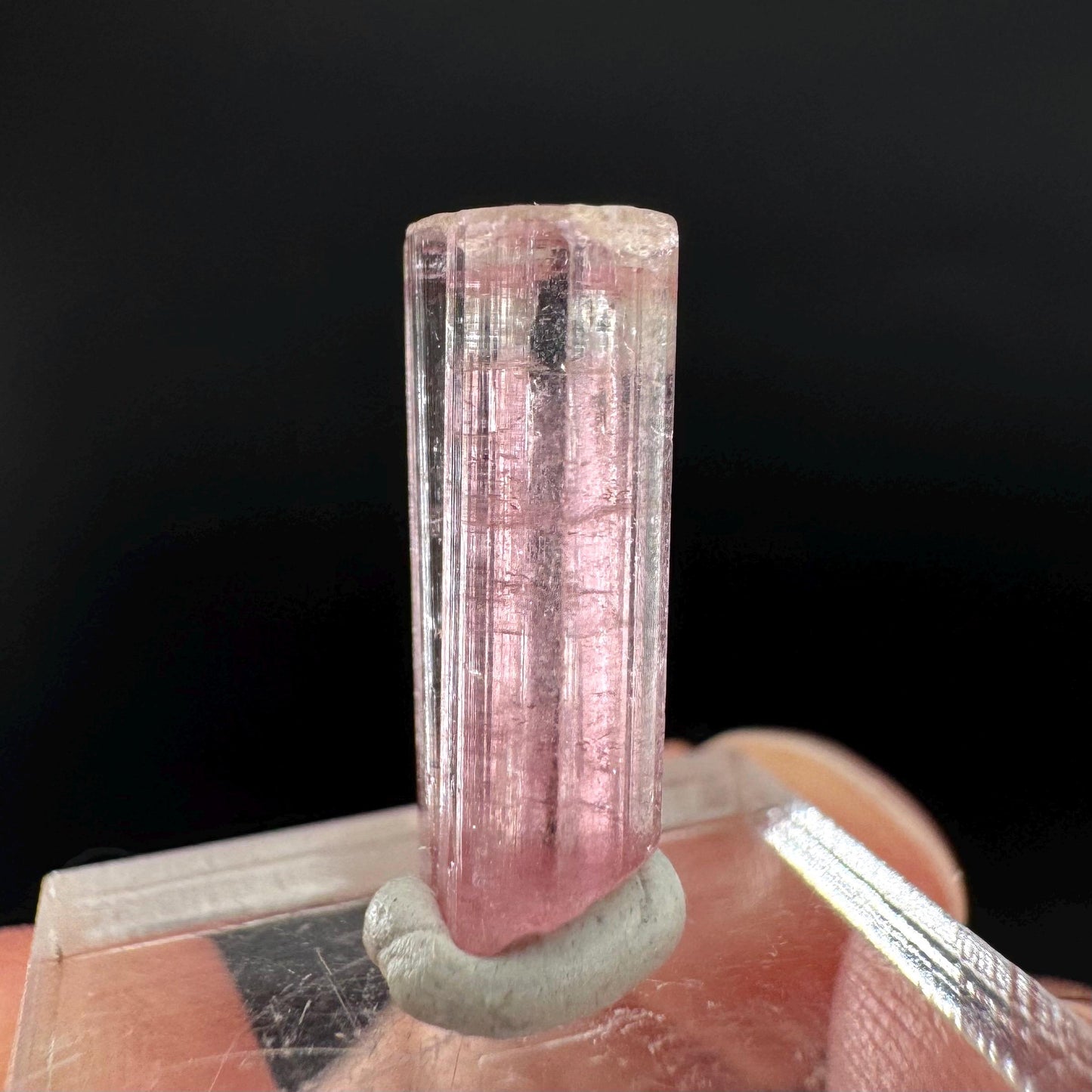 Elbaite Tourmaline | Pink Crystal, mineral specimen from Paprok