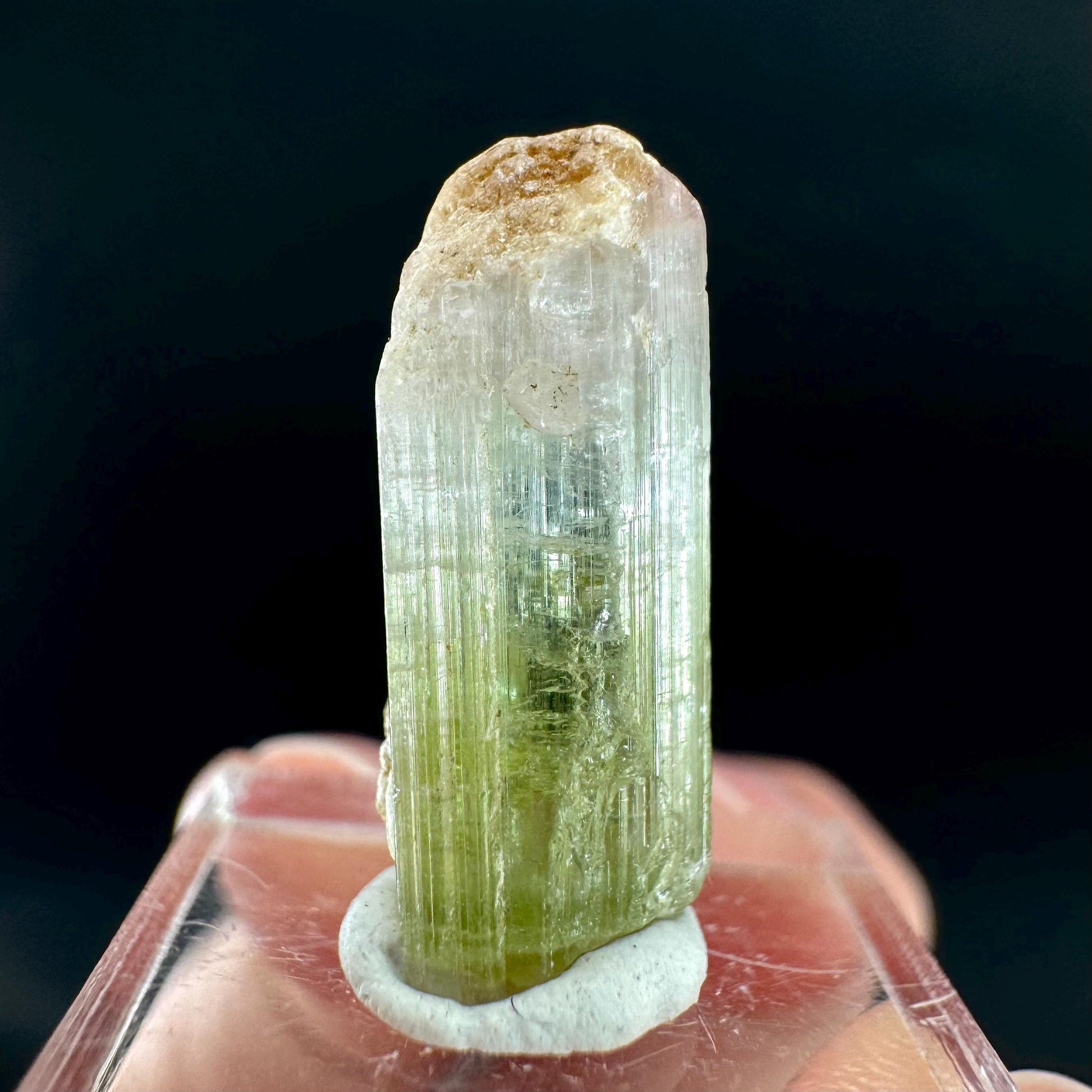 Watermelon Tourmaline | Green & Pink Bi-Color Elbaite Crystal, mineral specimen from Paprok