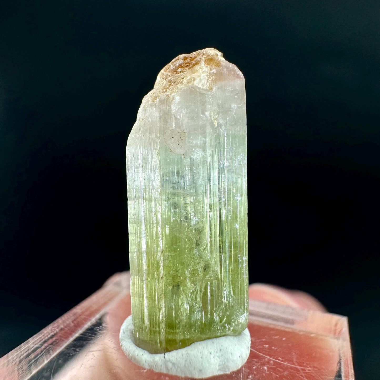 Watermelon Tourmaline | Green & Pink Bi-Color Elbaite Crystal, mineral specimen from Paprok