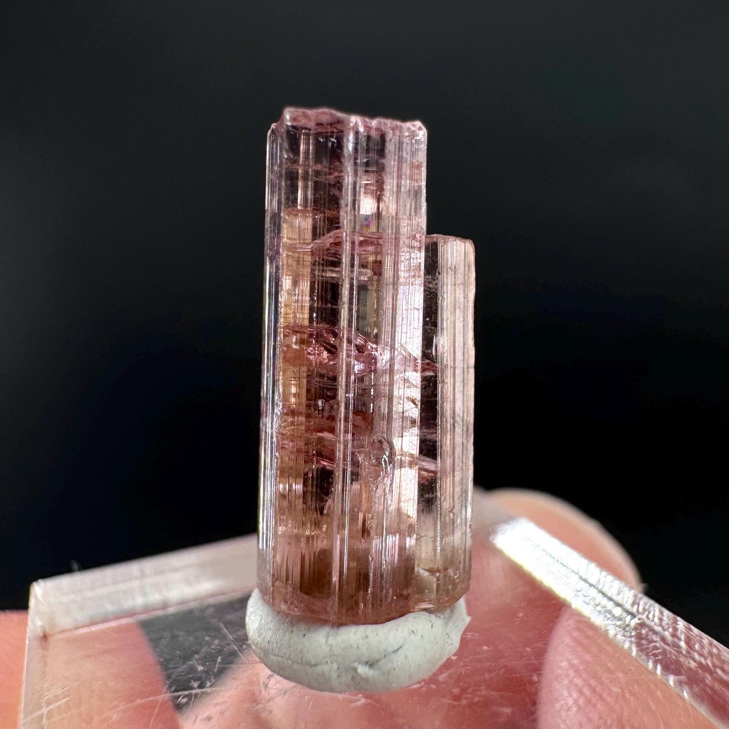 Elbaite Tourmaline | Pink Crystal, mineral specimen from Paprok