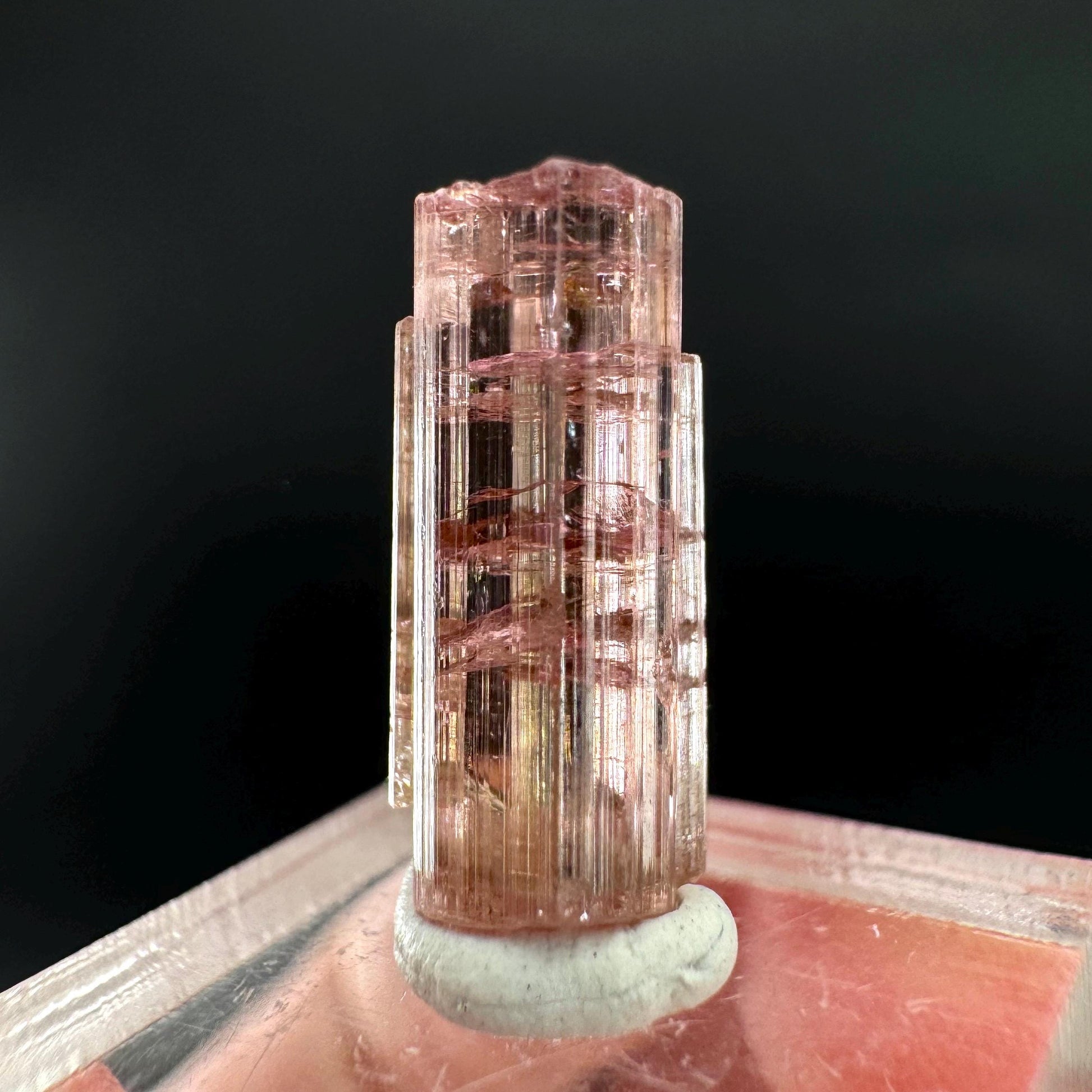 Elbaite Tourmaline | Pink Crystal, mineral specimen from Paprok