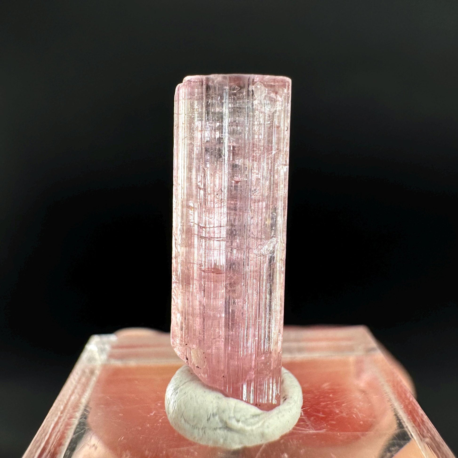Elbaite Tourmaline | Pink Crystal, mineral specimen from Paprok