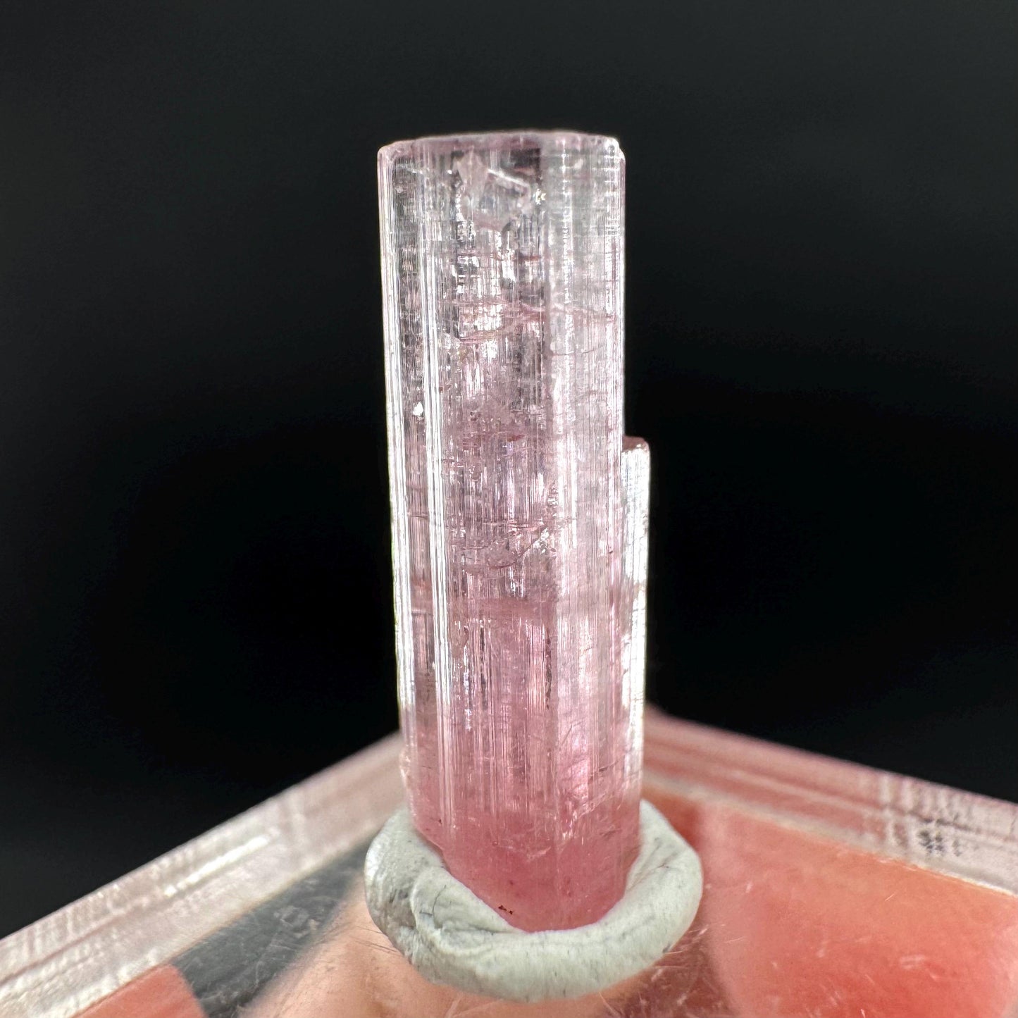Elbaite Tourmaline | Pink Crystal, mineral specimen from Paprok