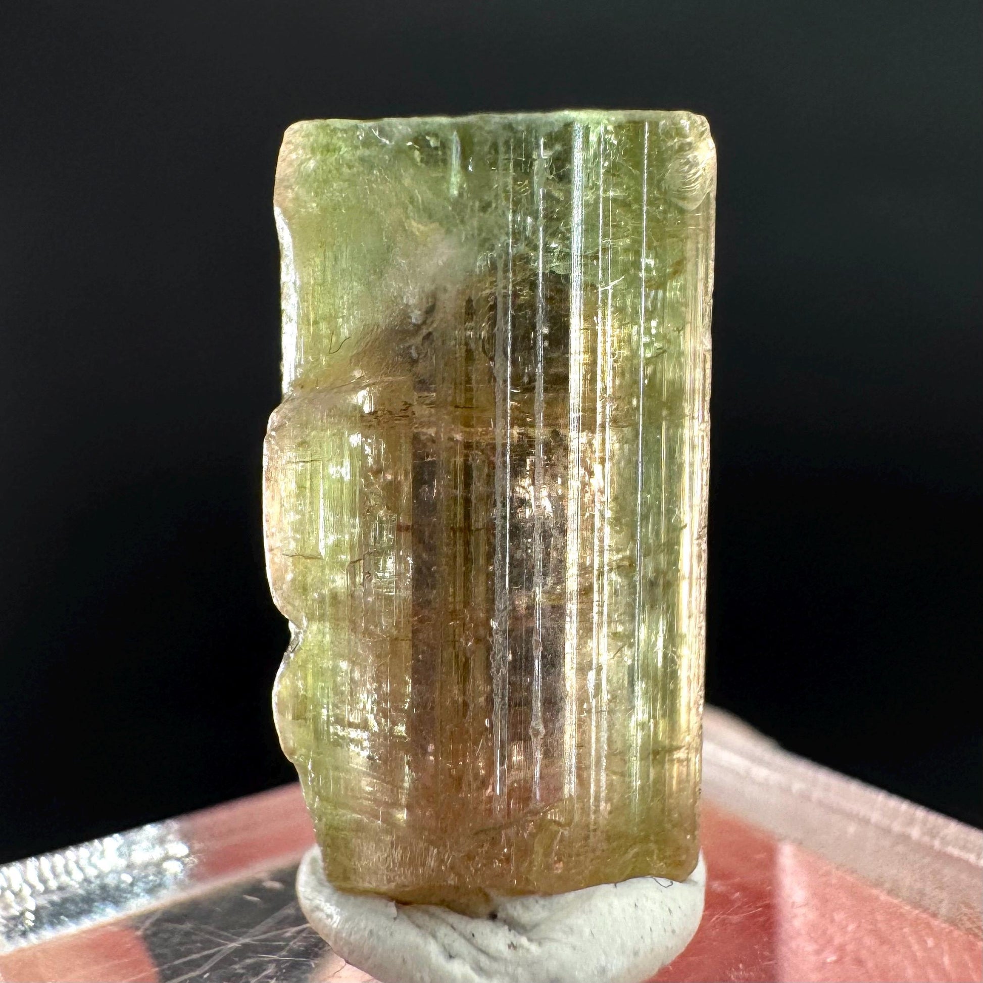 Watermelon Tourmaline | Green & Pink Bi-Color Elbaite Crystal, mineral specimen from Paprok
