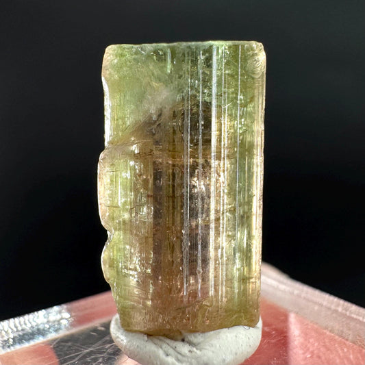 Watermelon Tourmaline | Green & Pink Bi-Color Elbaite Crystal, mineral specimen from Paprok