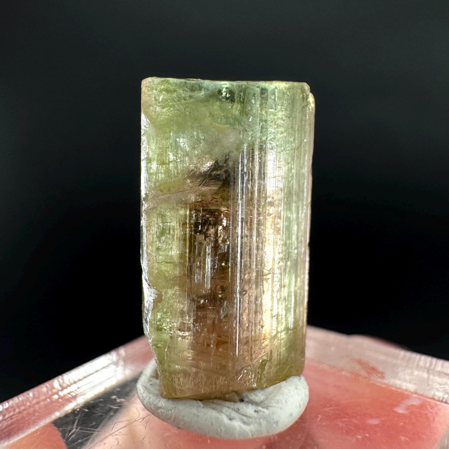 Watermelon Tourmaline | Green & Pink Bi-Color Elbaite Crystal, mineral specimen from Paprok