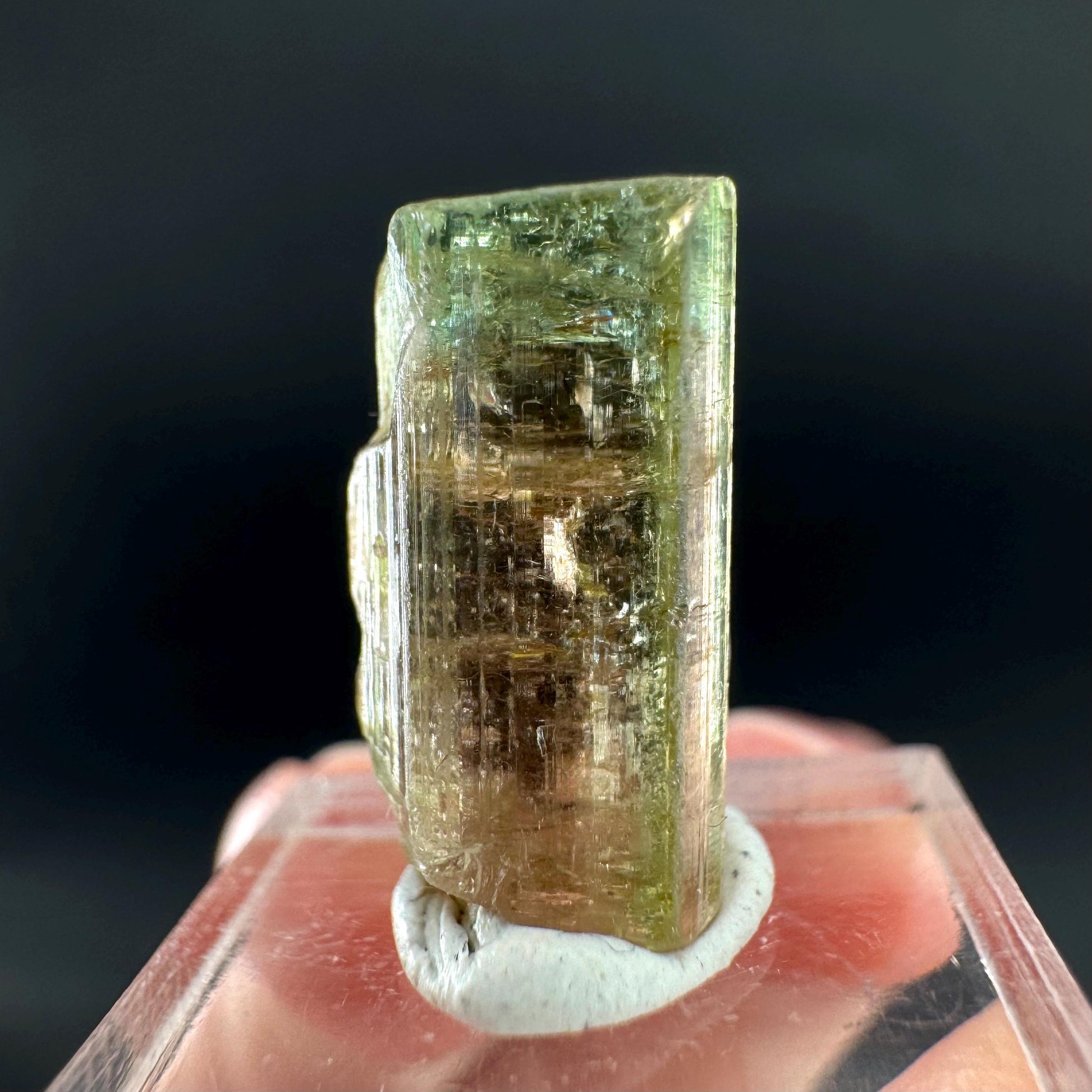 Watermelon Tourmaline | Green & Pink Bi-Color Elbaite Crystal, mineral specimen from Paprok
