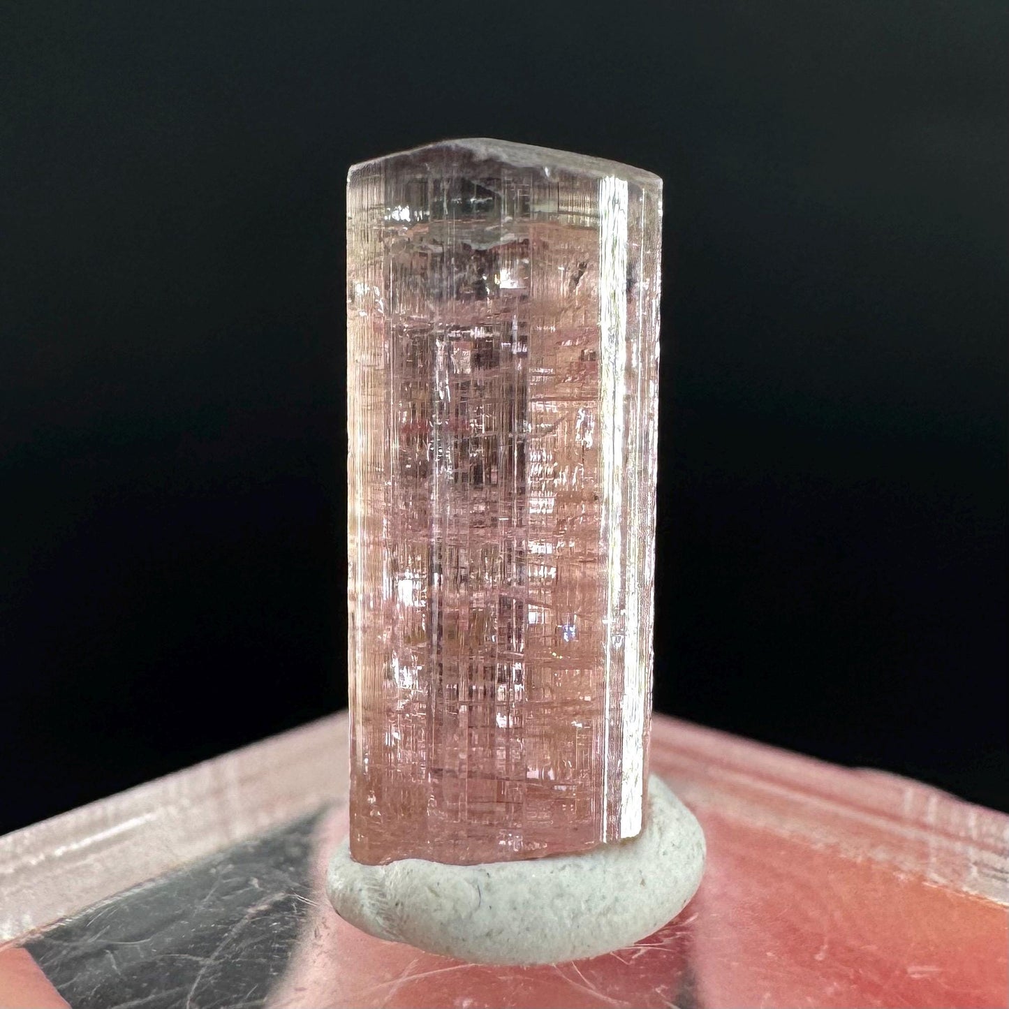 Elbaite Tourmaline | Pink Crystal, mineral specimen from Paprok