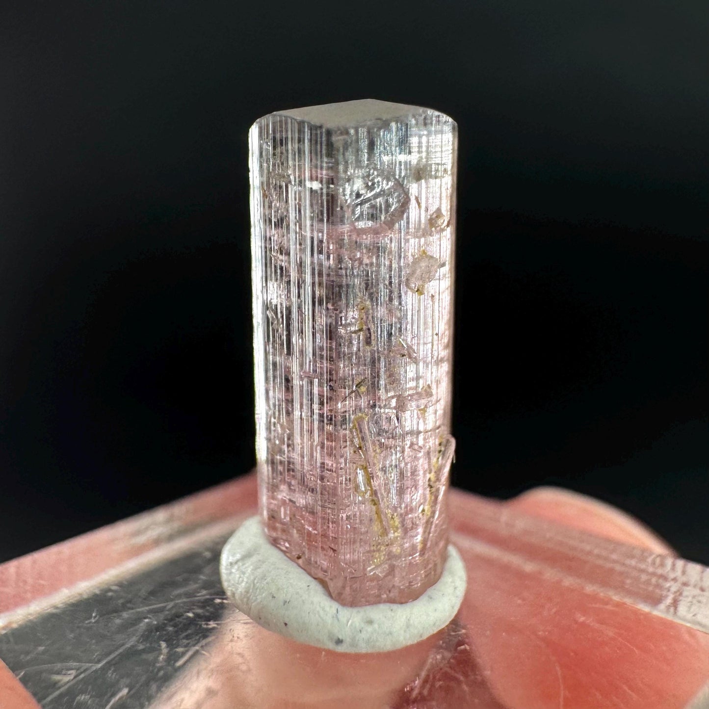 Elbaite Tourmaline | Pink Crystal, mineral specimen from Paprok