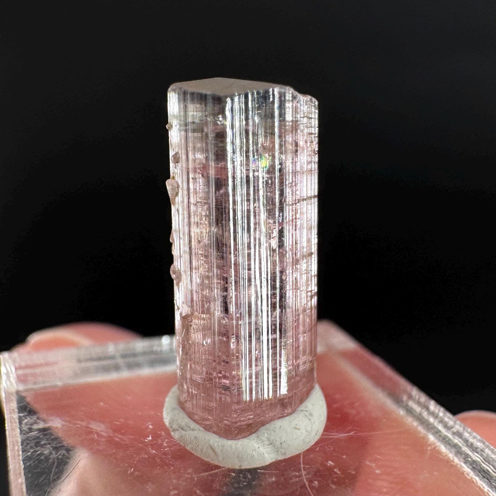 Elbaite Tourmaline | Pink Crystal, mineral specimen from Paprok