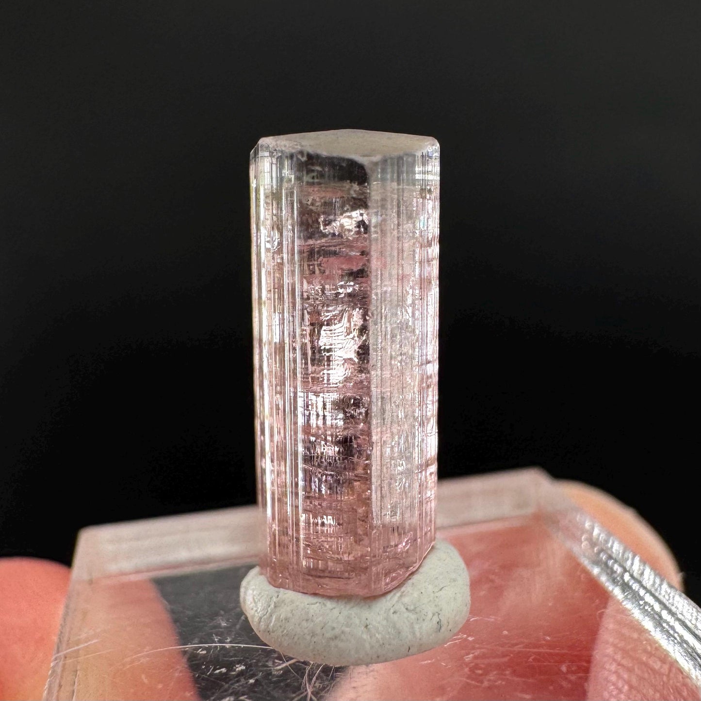 Elbaite Tourmaline | Pink Crystal, mineral specimen from Paprok