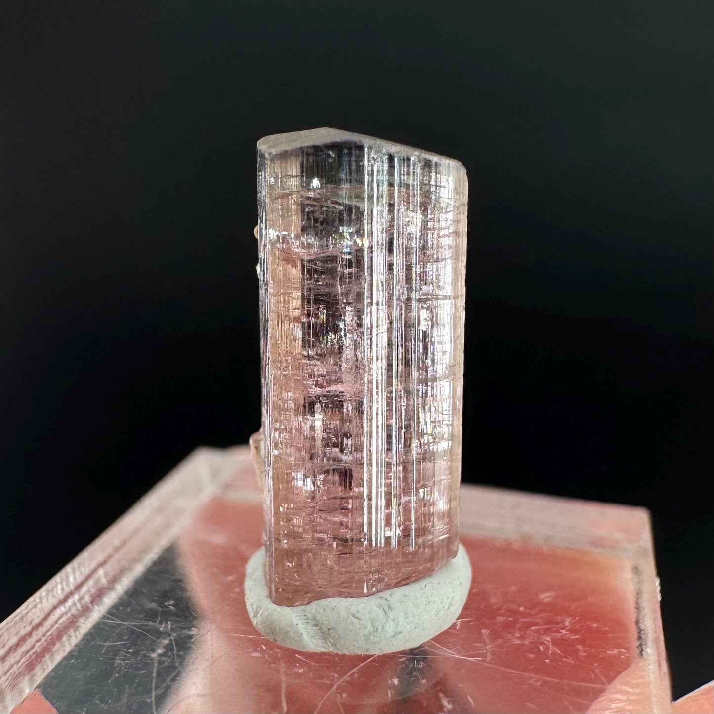 Elbaite Tourmaline | Pink Crystal, mineral specimen from Paprok
