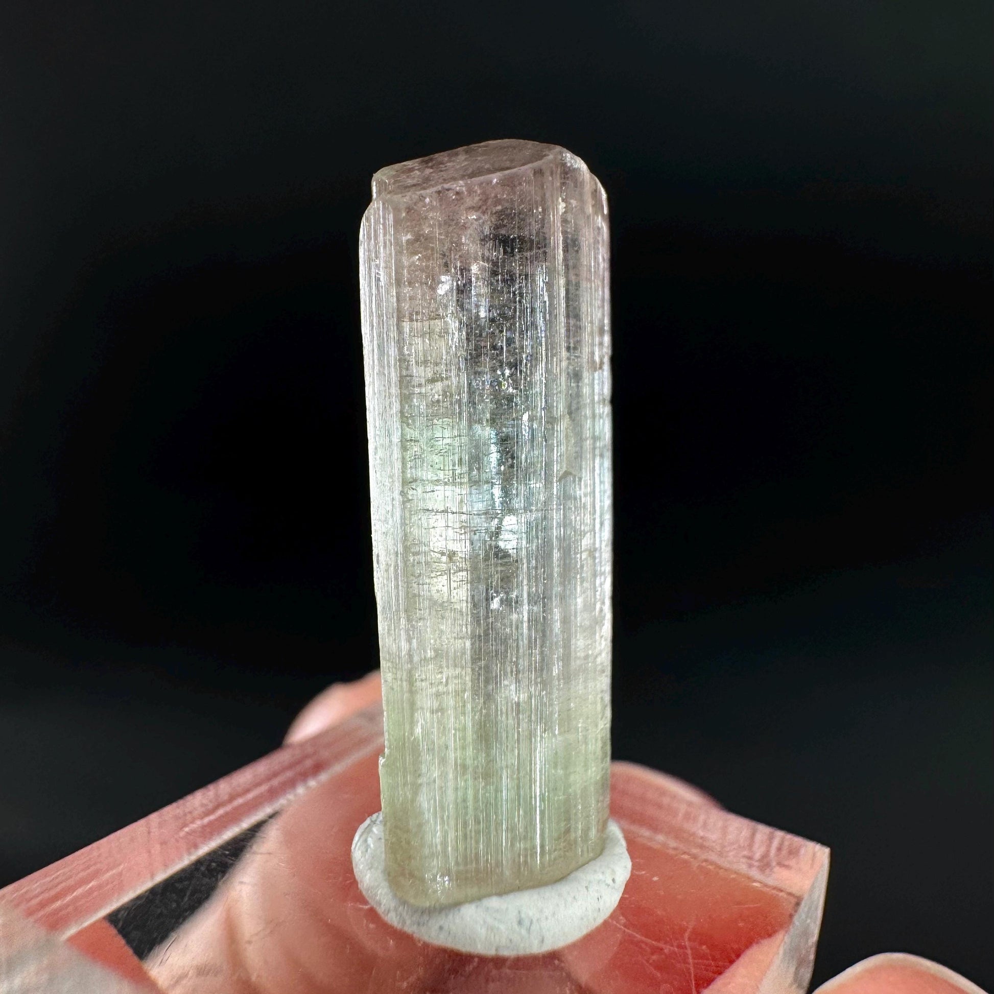 Watermelon Tourmaline | Green & Pink Bi-Color Elbaite Crystal, mineral specimen from Paprok