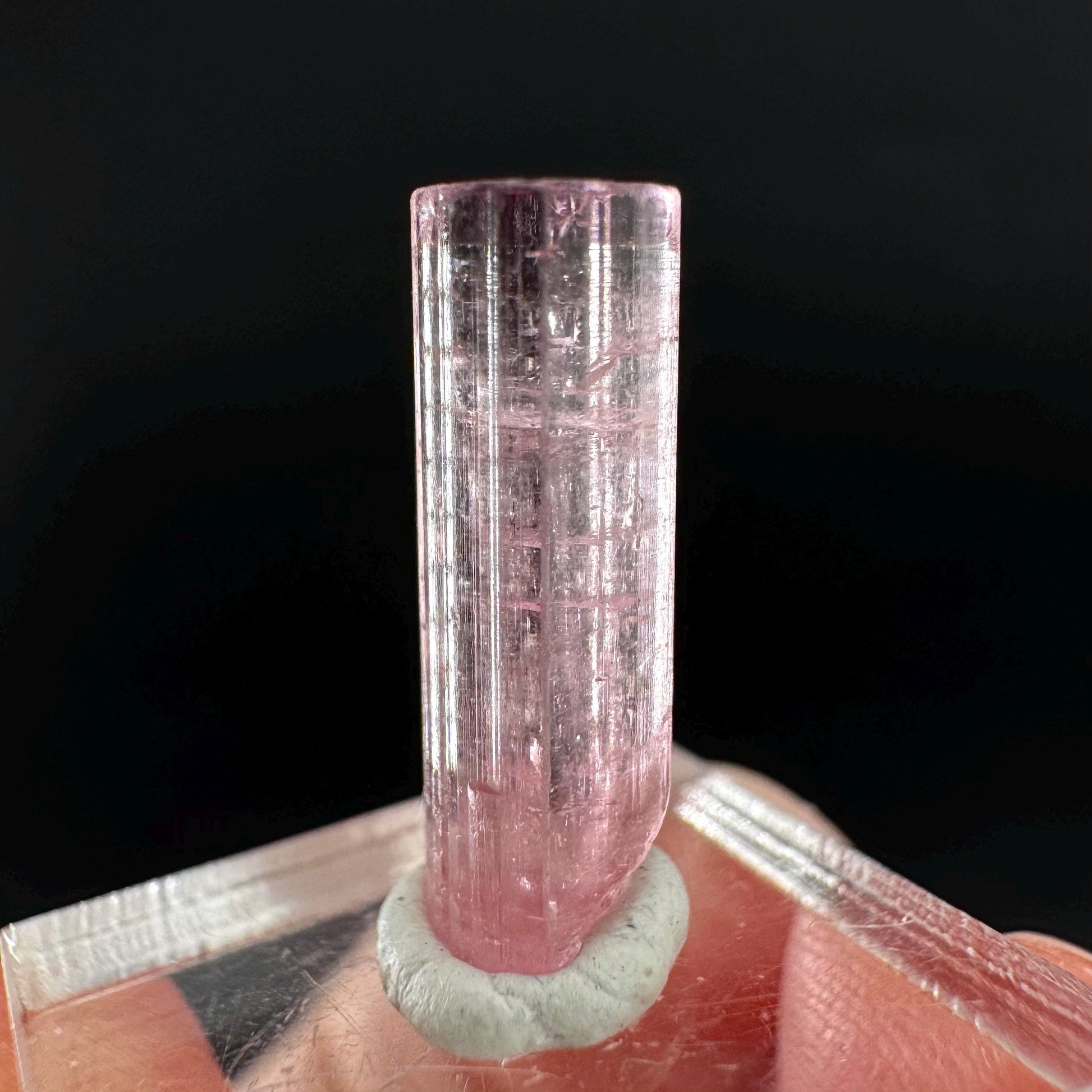 Elbaite Tourmaline | Pink Crystal, mineral specimen from Paprok