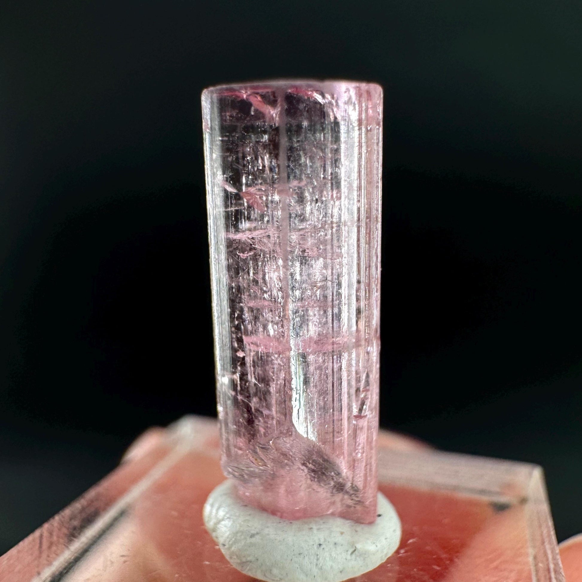 Elbaite Tourmaline | Pink Crystal, mineral specimen from Paprok