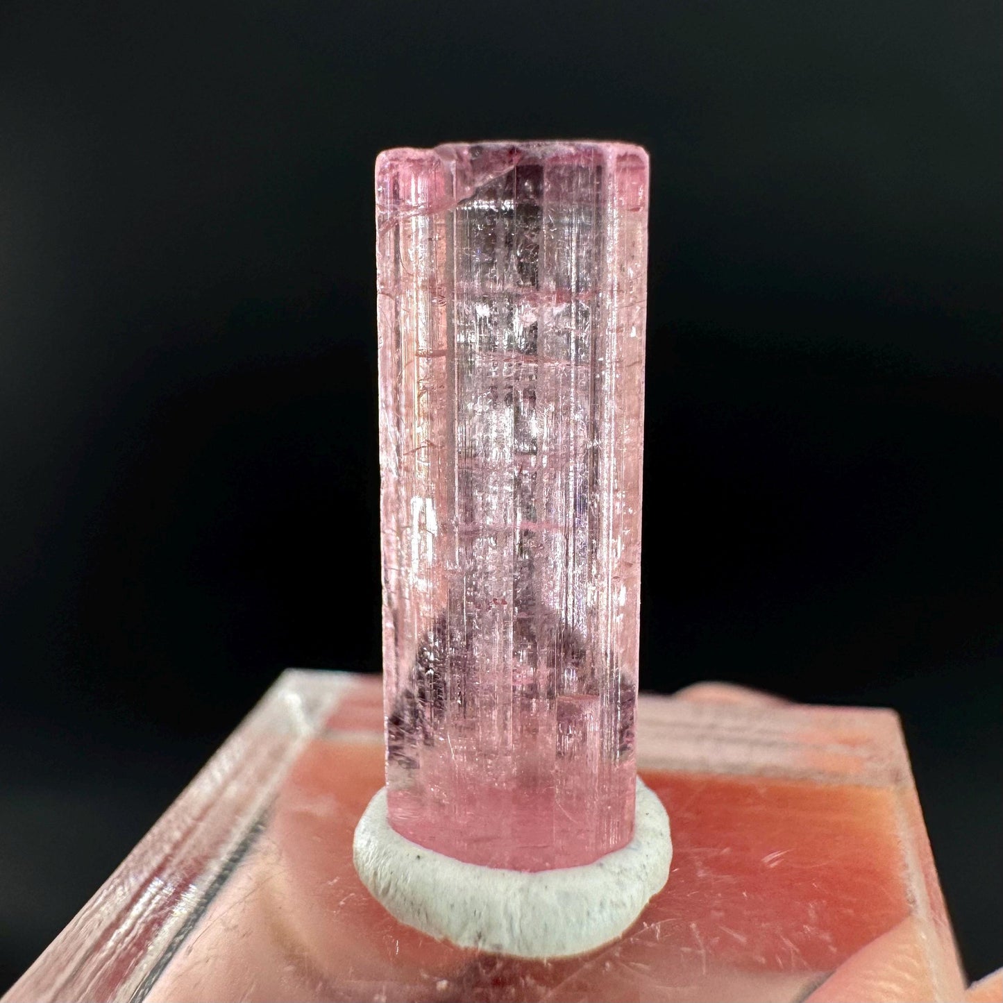Elbaite Tourmaline | Pink Crystal, mineral specimen from Paprok