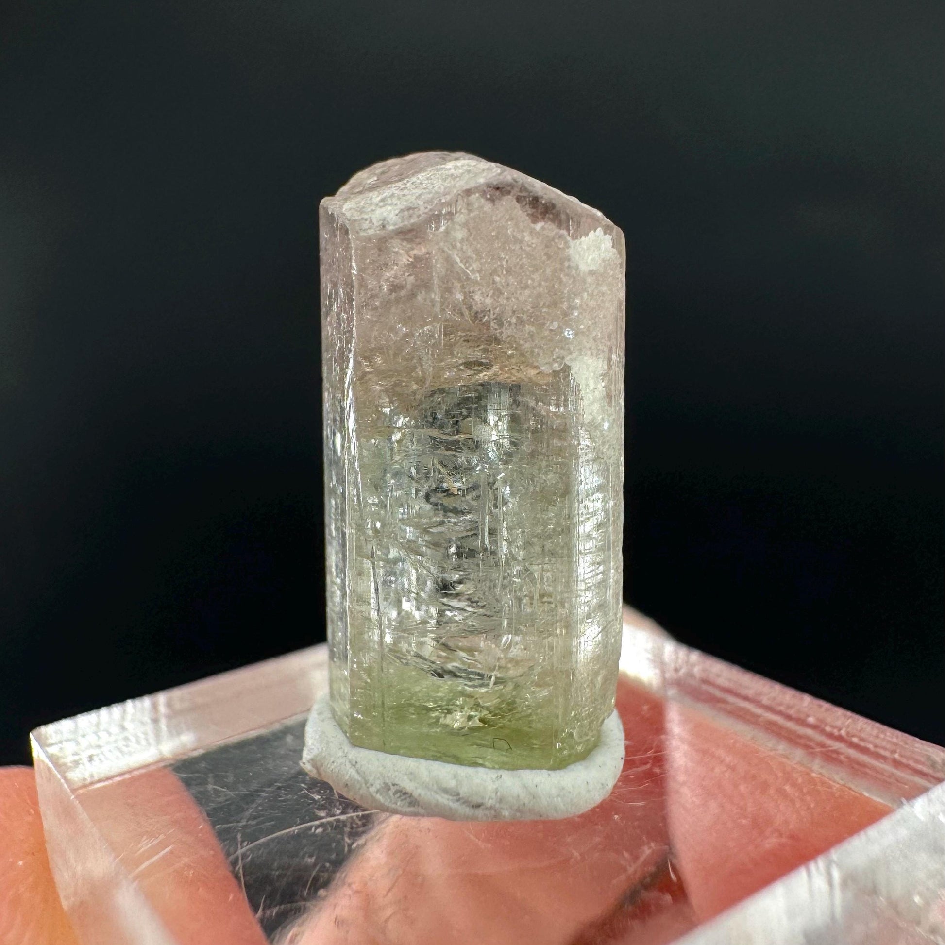 Watermelon Tourmaline | Green & Pink Bi-Color Elbaite Crystal, mineral specimen from Paprok